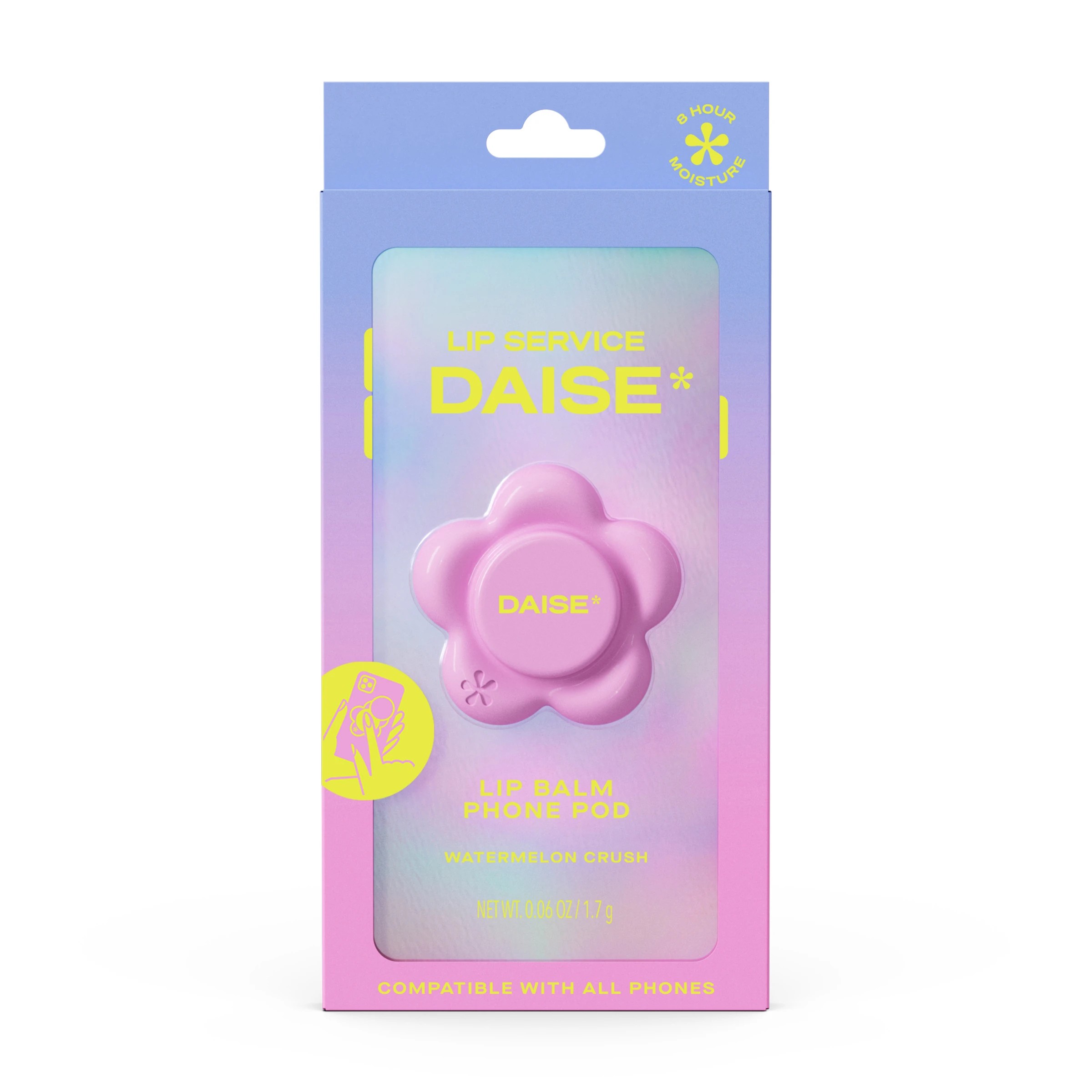 1 DAISE Lip Service Lip Balm Phone Pod 1.7g - Watermelon Crush, 1 of 10