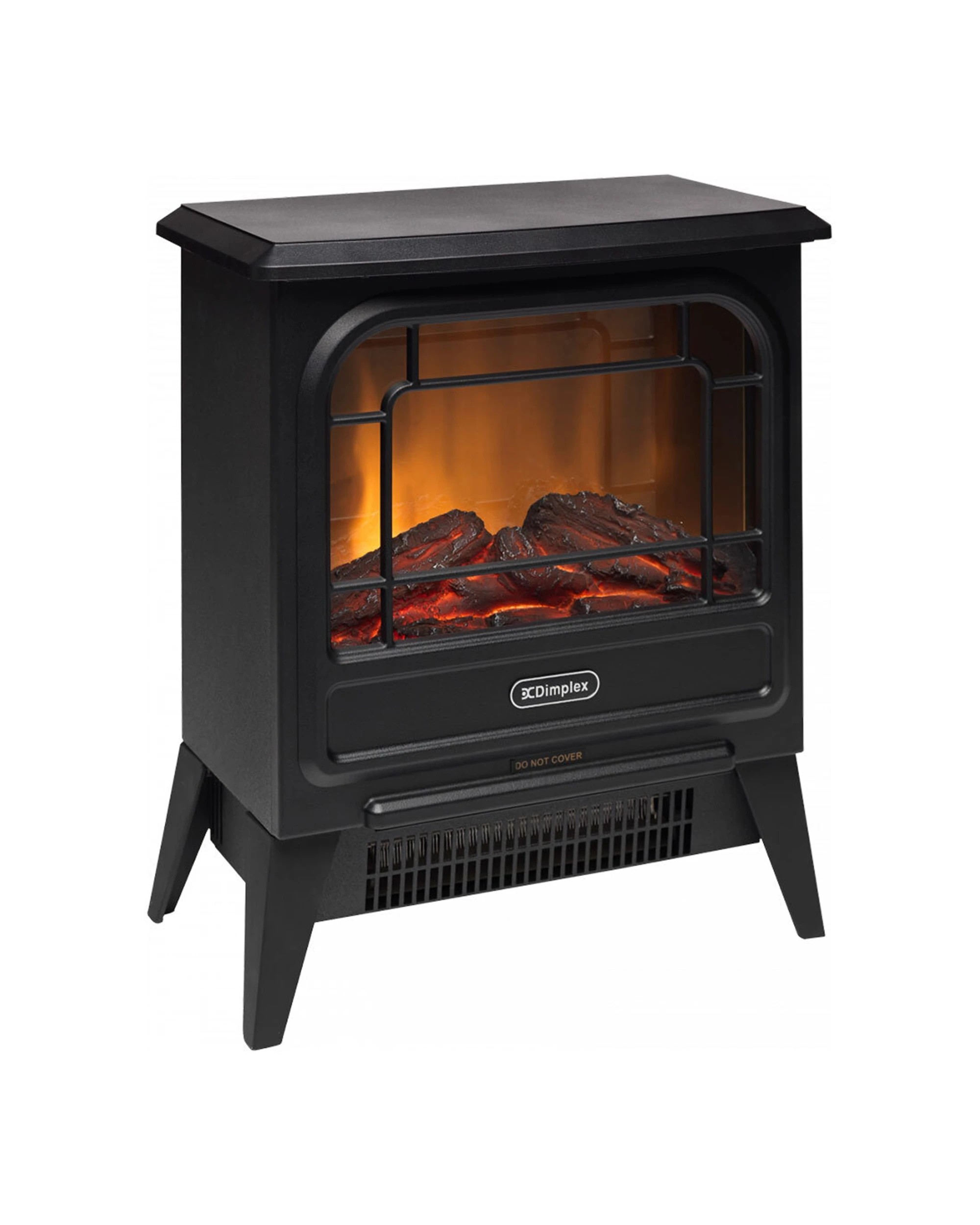 1 Dimplex Mcfstv12 1.2kw Optiflame Led Electric/portable Microstove Fire Heater - Black, 1 of 8