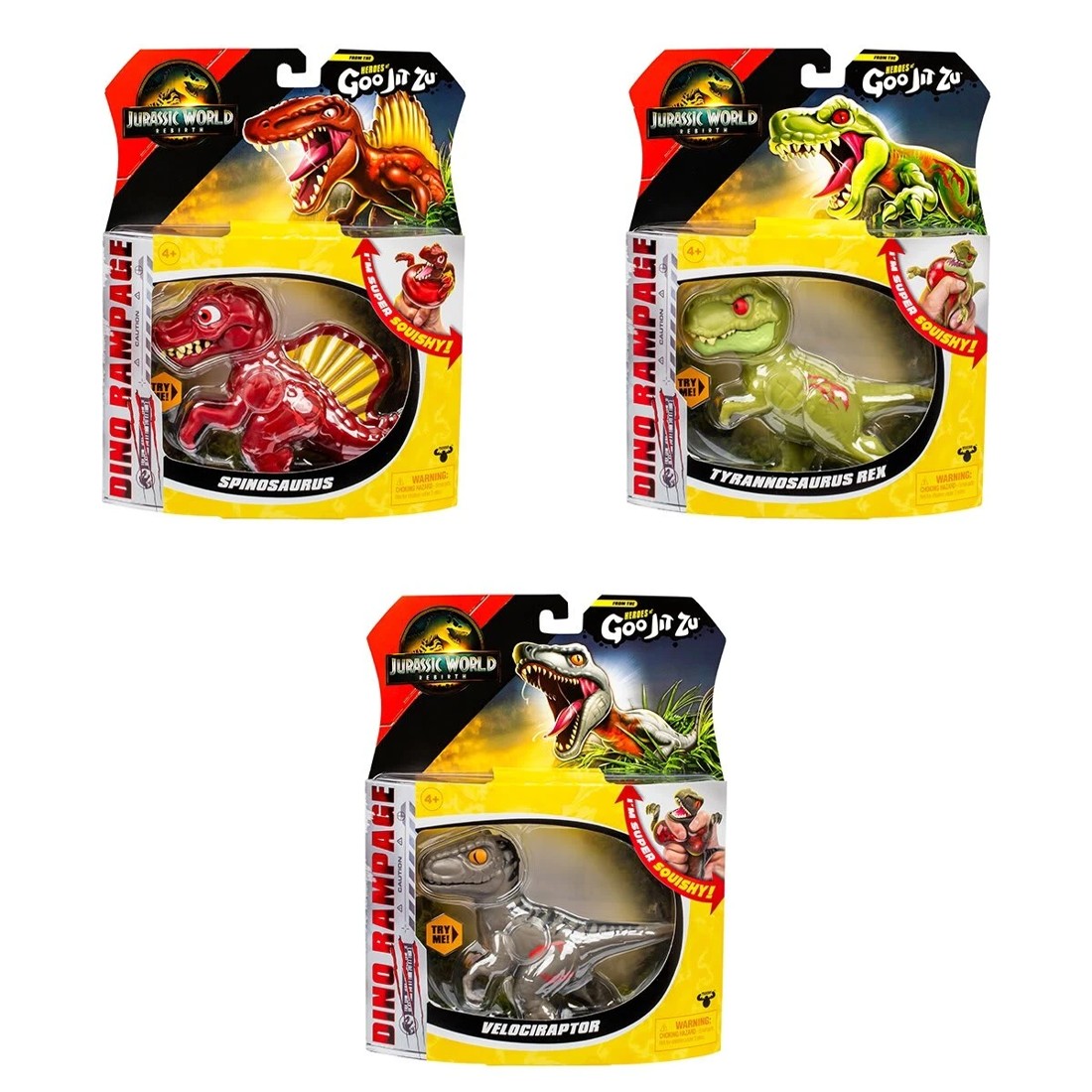 1 Heroes of Goo Jit Zu Jurassic World S6 Hero Pack - Assorted, 1 of 10