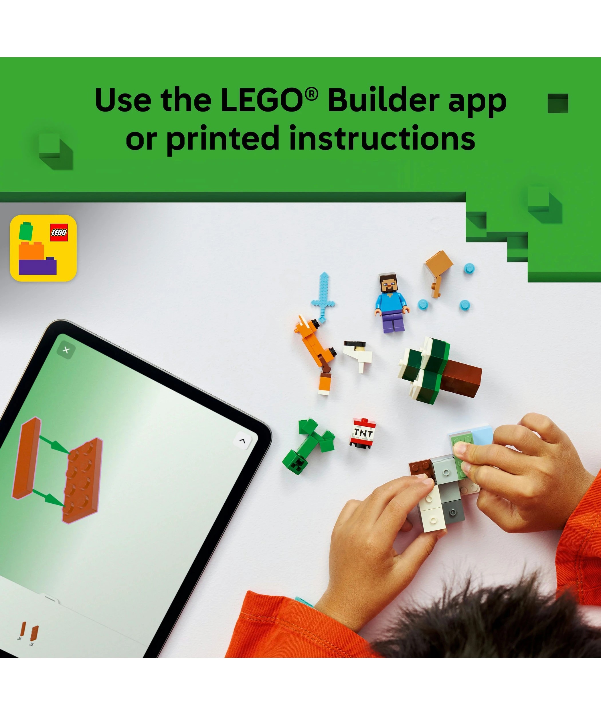 7 LEGO Minecraft Steve's Taiga Adventure 21583, 7 of 10