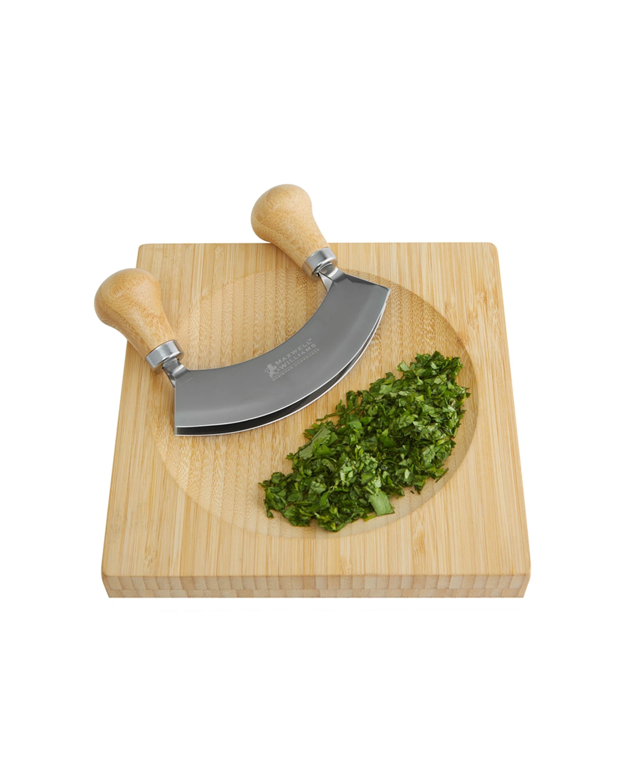 4 Maxwell & Williams Evergreen Bamboo Mezzaluna Square With Gift Box For Kitchen
 - Plain, 4 of 6