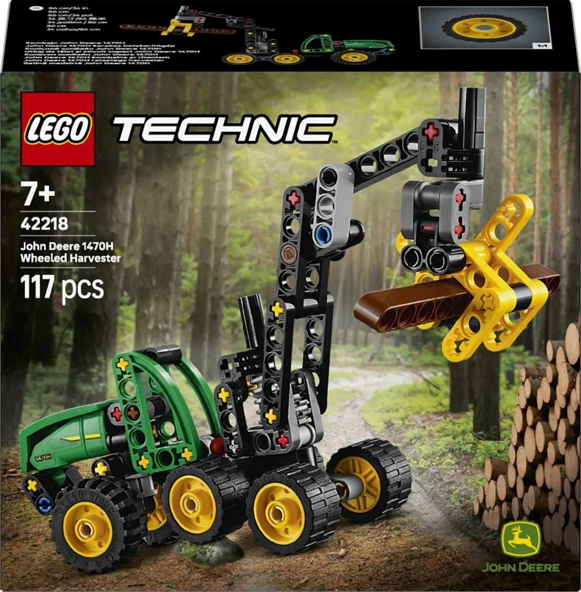 1 LEGO Technic John Deere 1470H Wheeled Harvester 42218, 1 of 10