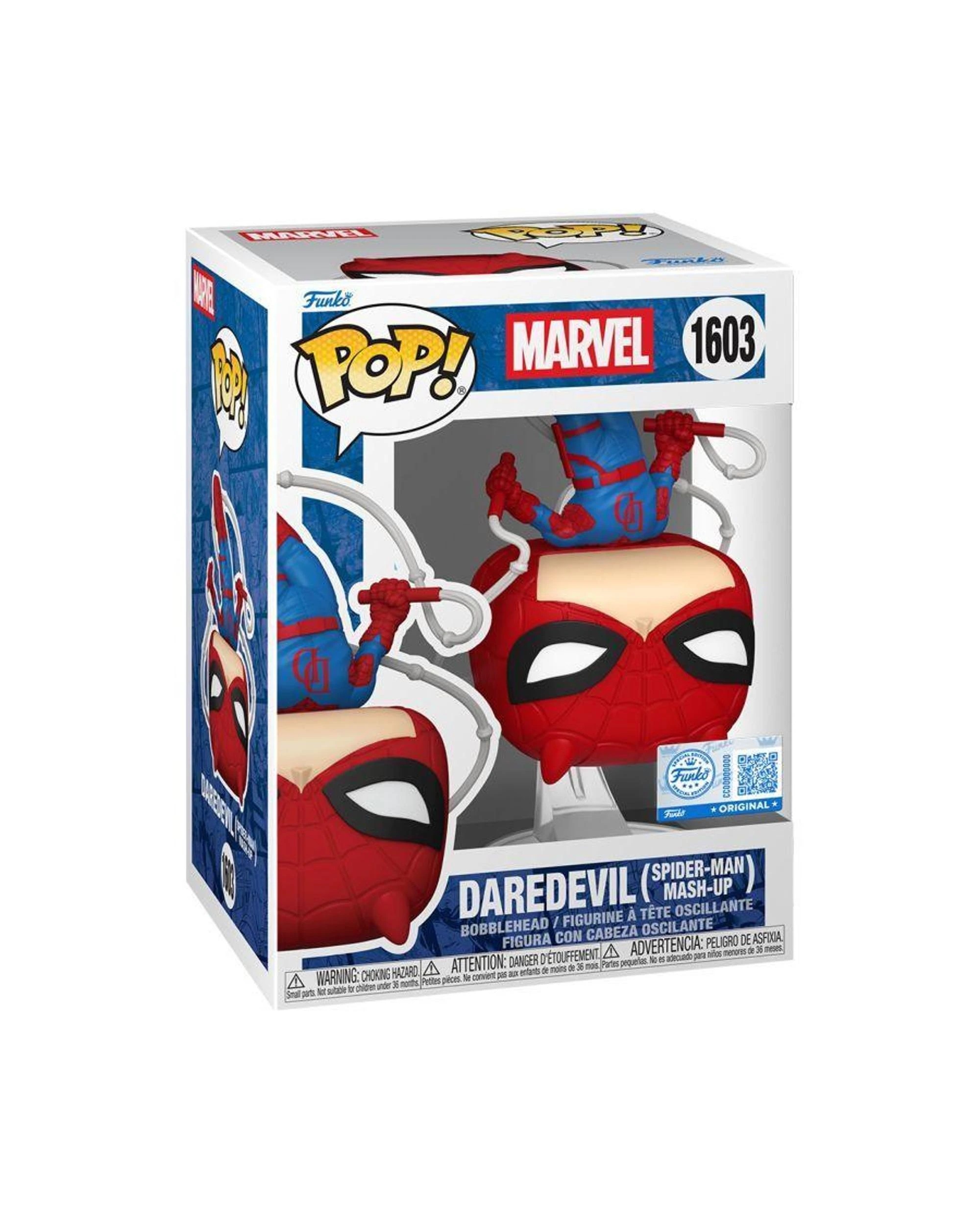 3 Marvel Comics Daredevil - Spider-Man Mash-Up -  Funko POP! Vinyl, 3 of 3