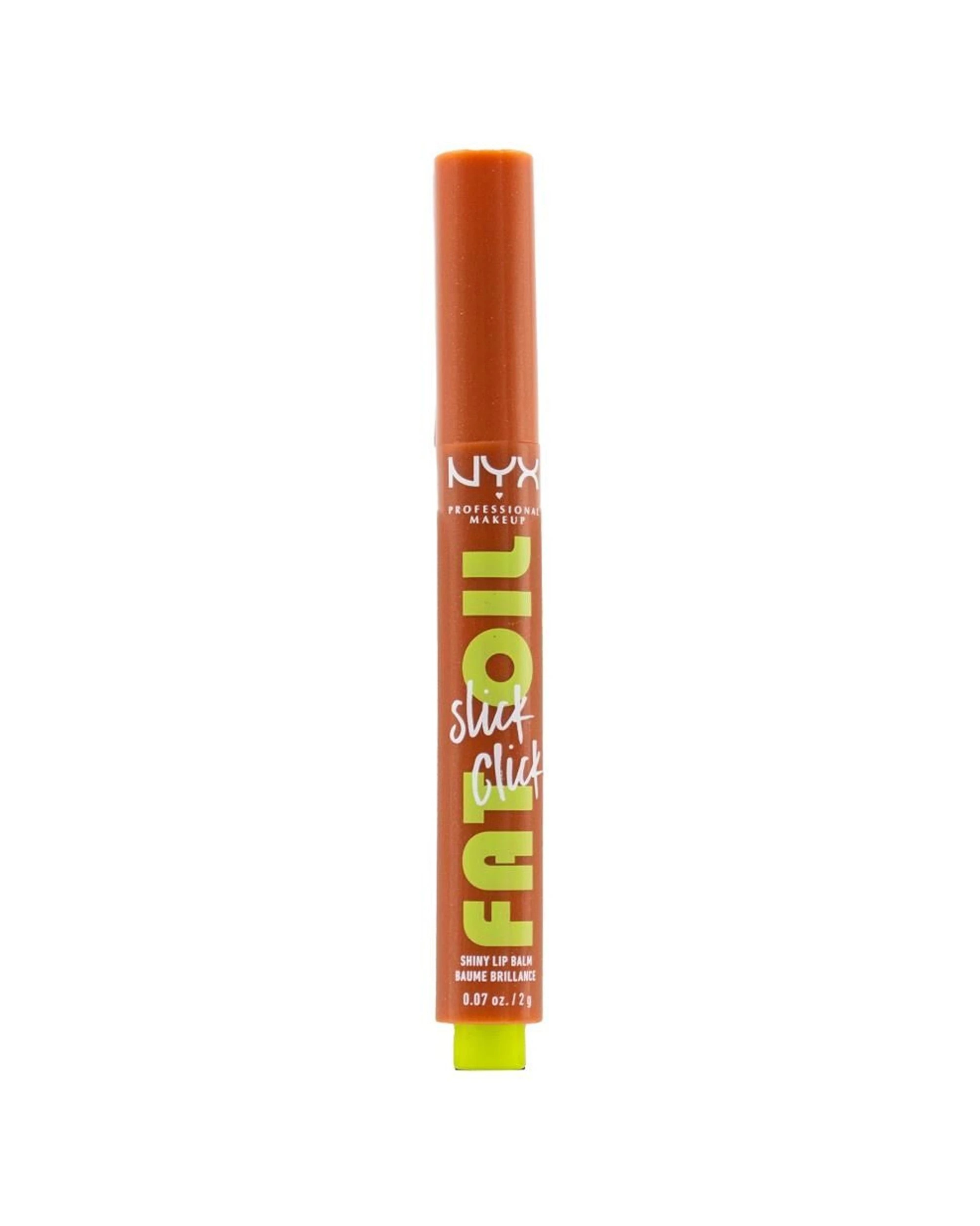 2 NYX 3PK Pro Makeup Fat Oil Slick Click Lip Balm 06 Hits Different - Pink, 2 of 3