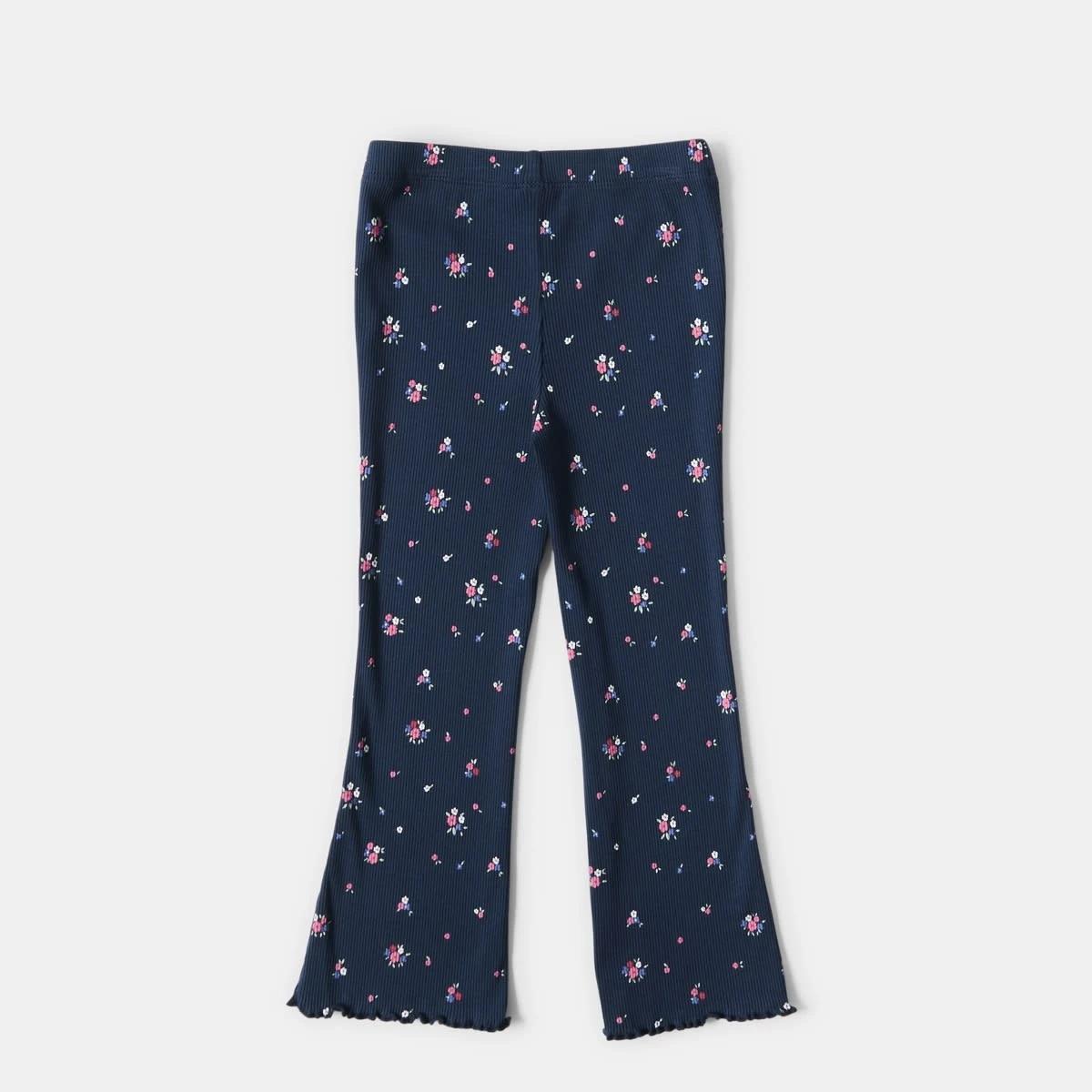 8 Rib Flare Leggings Ditsy, 8 of 8
