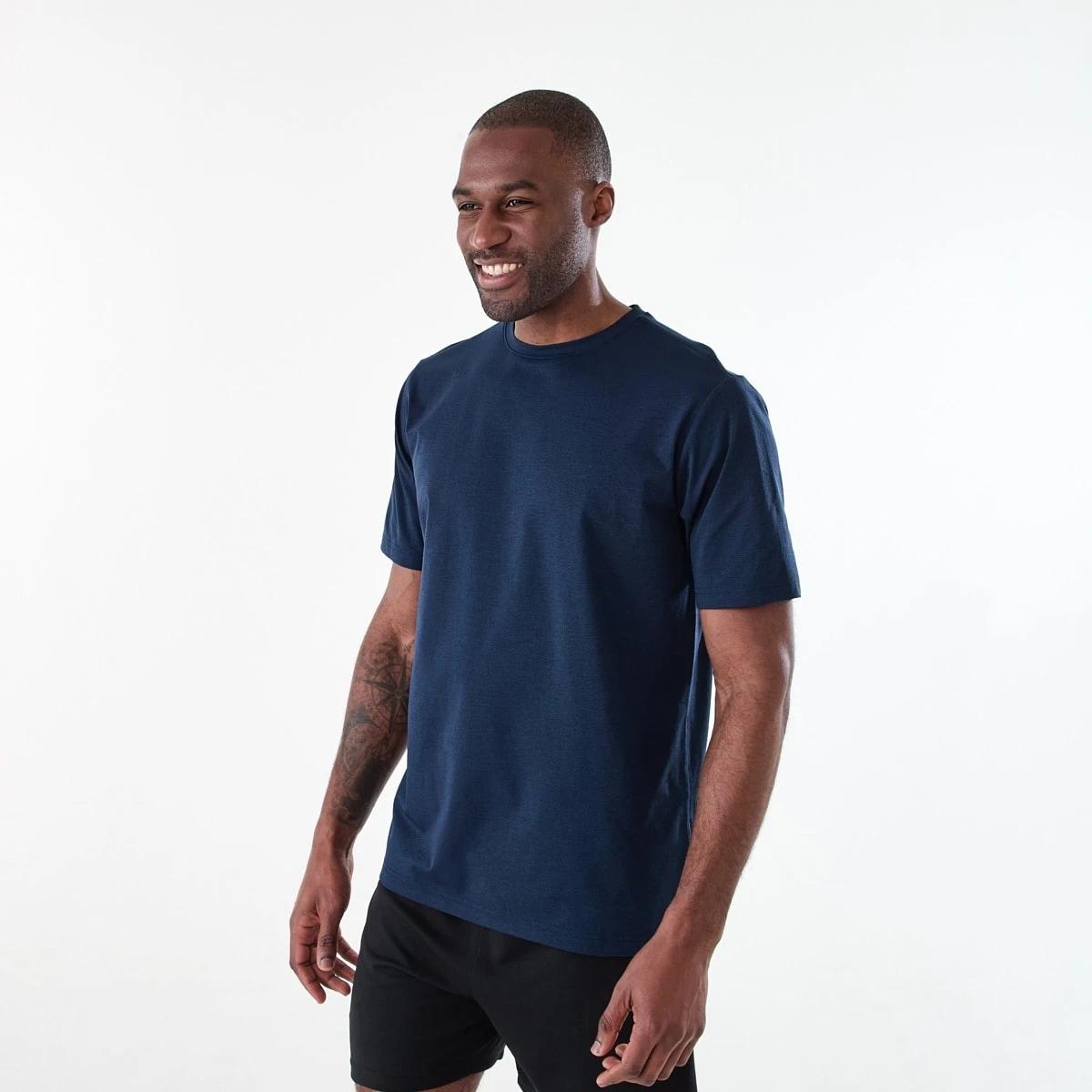 2 Active Mens Regular Training T-shirt Shade Navy, 2 of 6