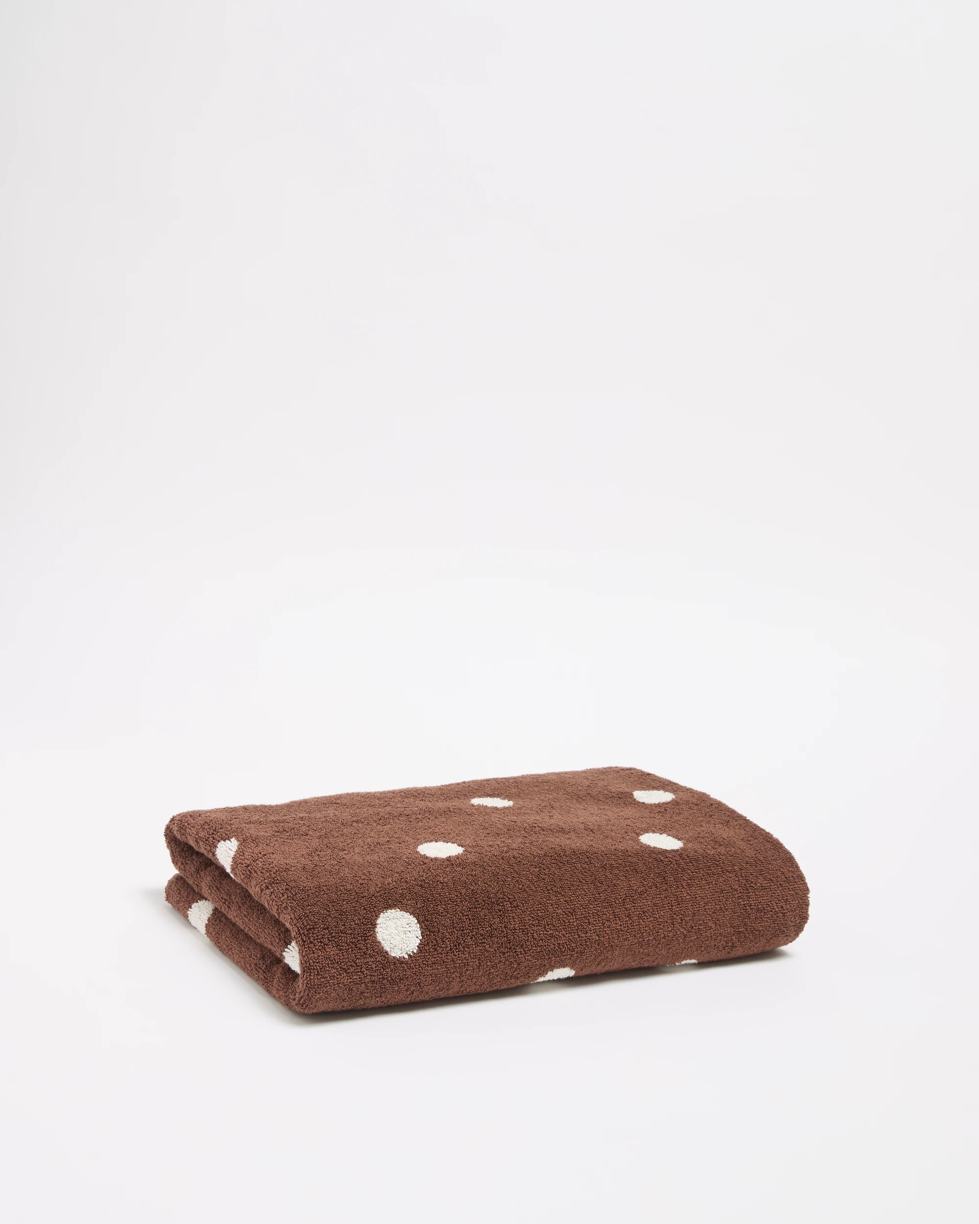 1 Target Senna Australian Cotton Polka Dot Bath Towel - Tiramisu - Brown, 1 of 3