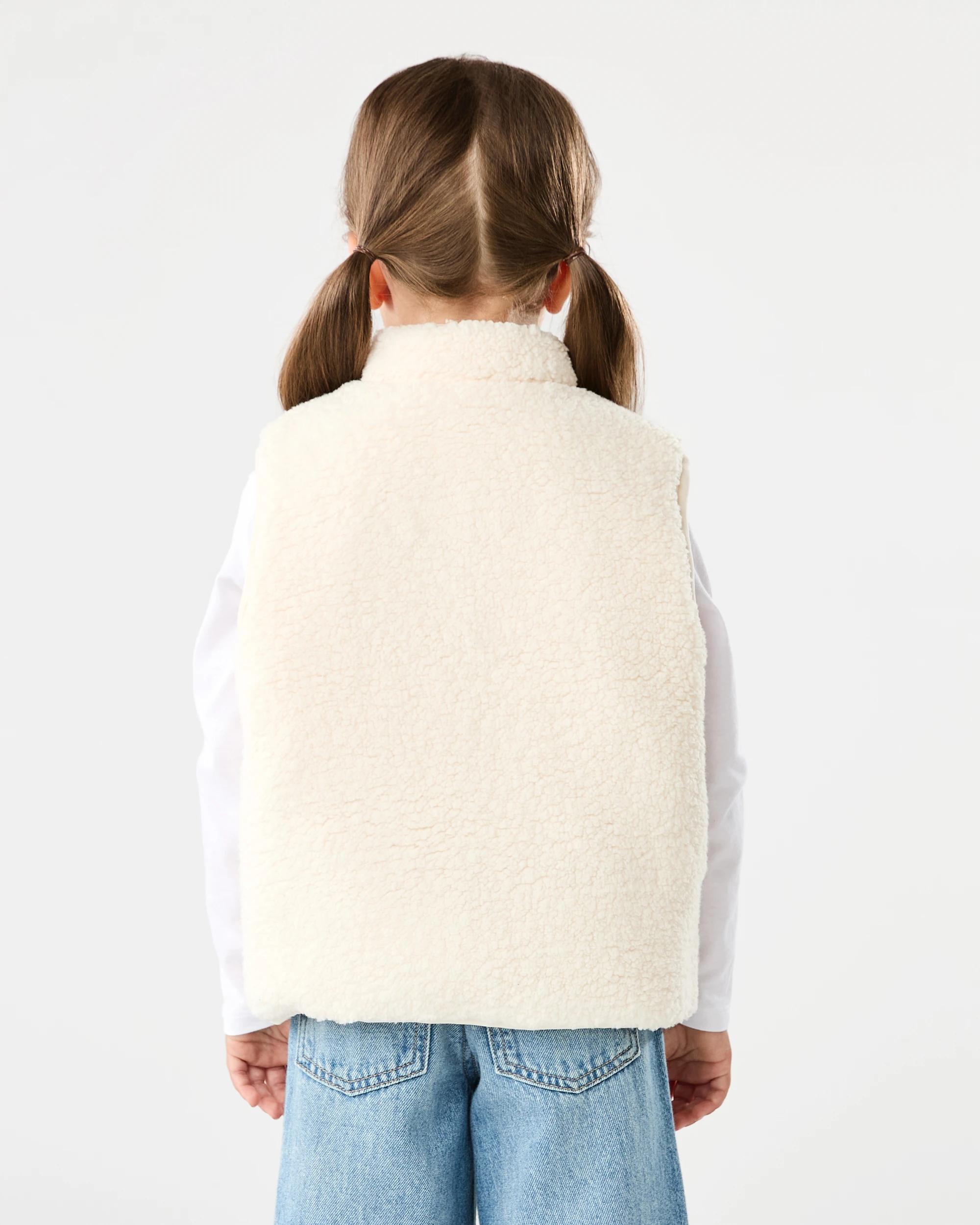 2 Teddy Vest Butter Bge, 2 of 7