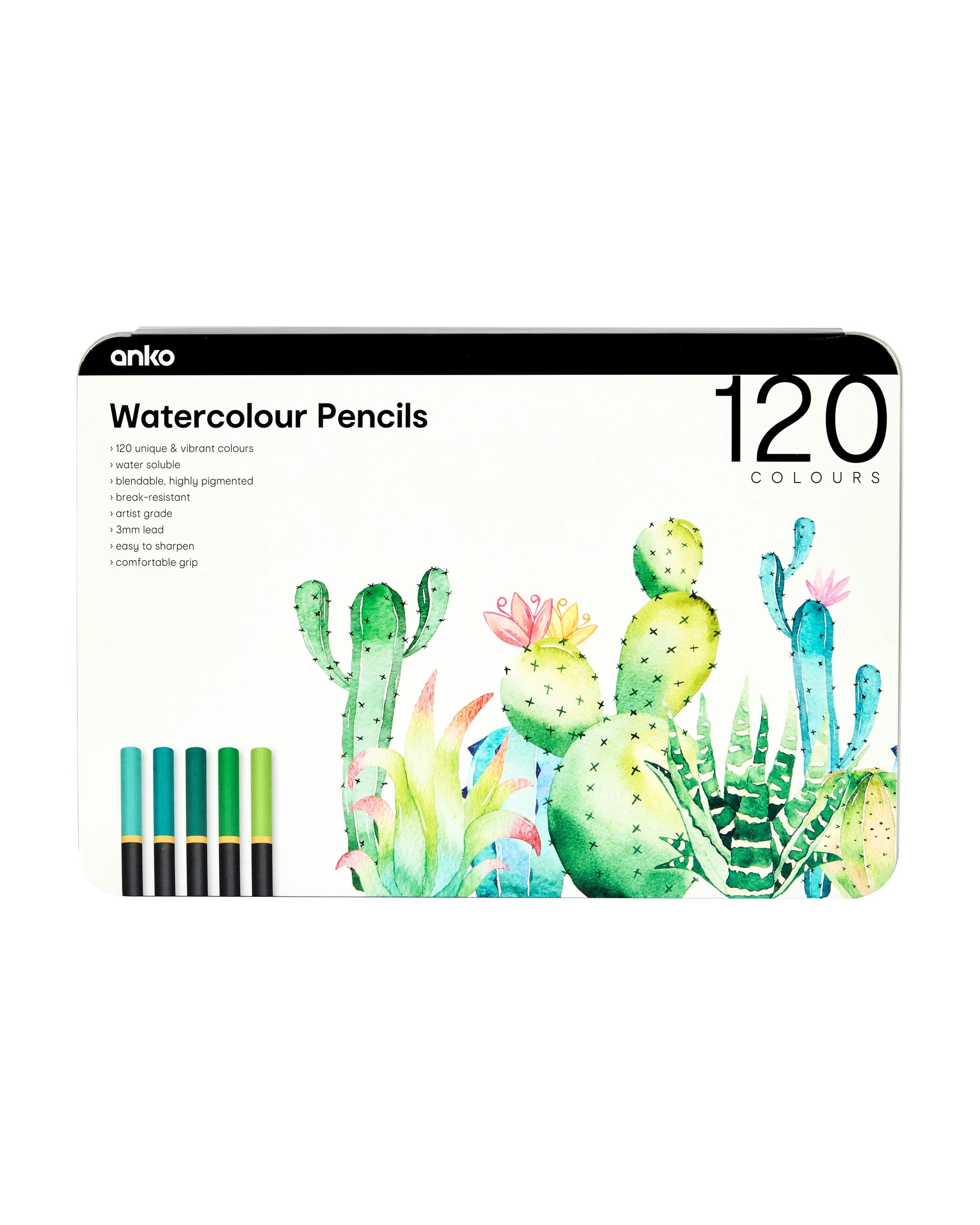 1 120 Pack Watercolour Pencils, 1 of 7