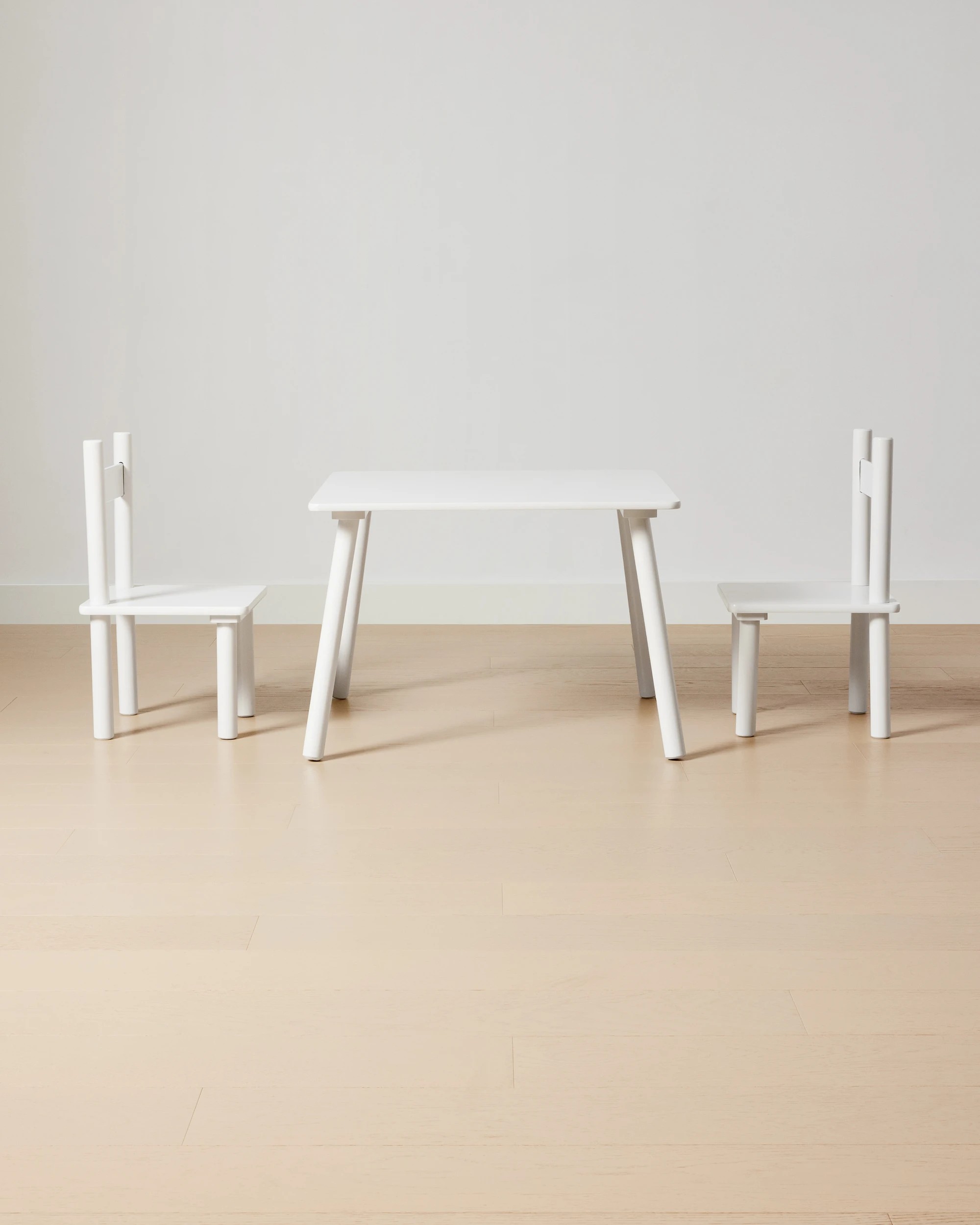 1 Table and Chair Set - White, 1 of 6