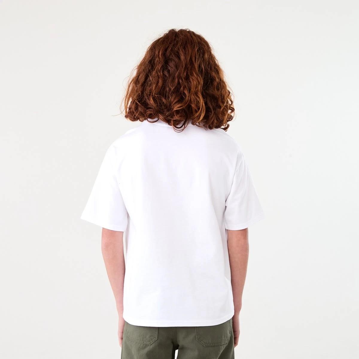 2 Short Sleeve Oversized T-shirt WHITE, 2 of 7