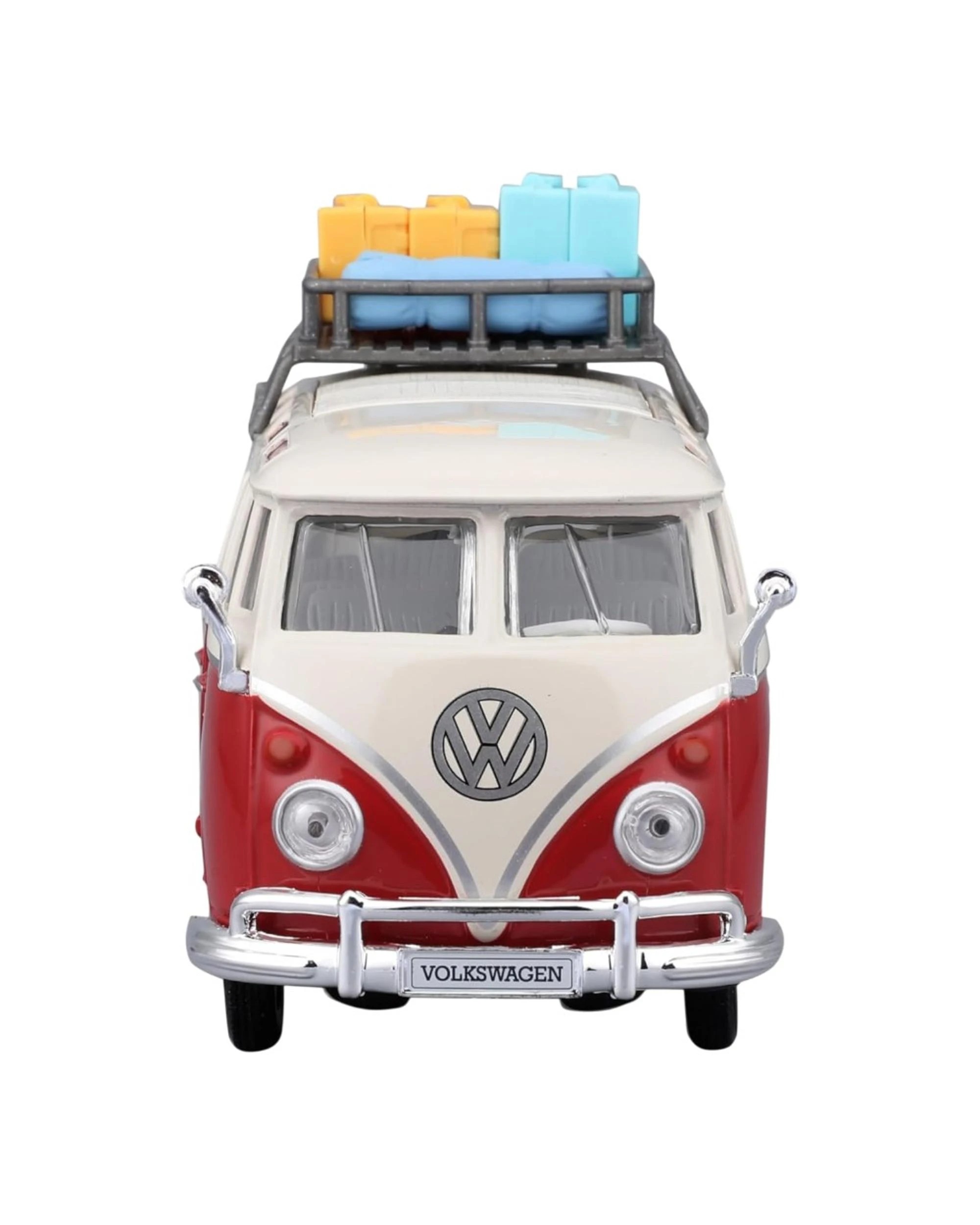 5 Maisto Special Edition Volkswagon Van Samba with Rooftop Rack and Accessories 1:24 Scale Model Car, 5 of 7