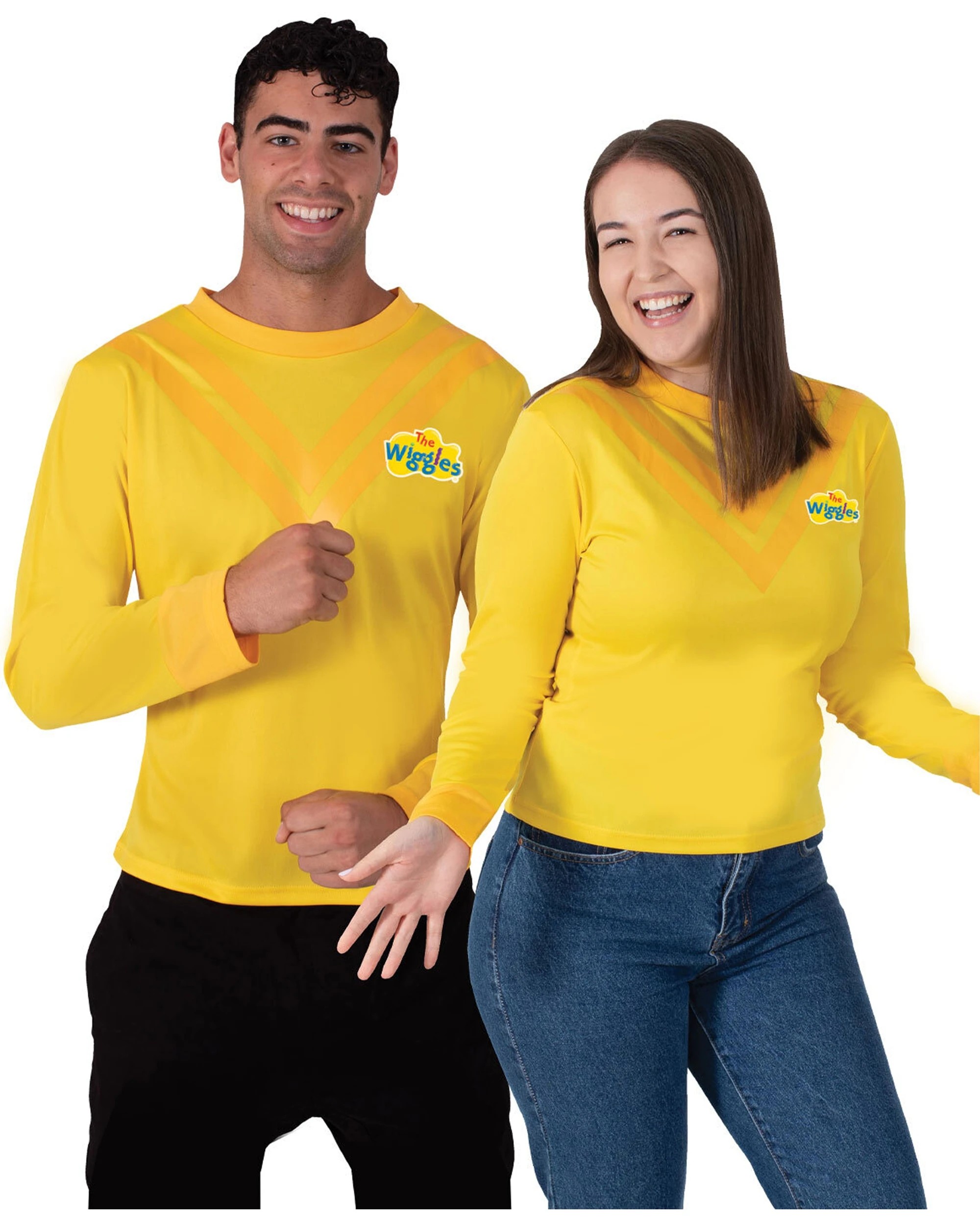 2 Rubies Wiggle Adult Dress Up Costume Top Size Standard - Yellow, 2 of 2