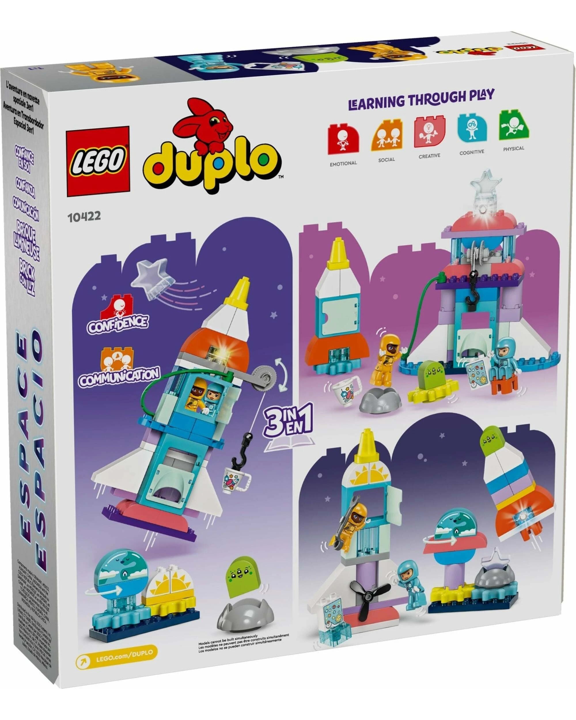 4 LEGO DUPLO 10422 3-in-1 Space Shuttle Adventure, 4 of 5