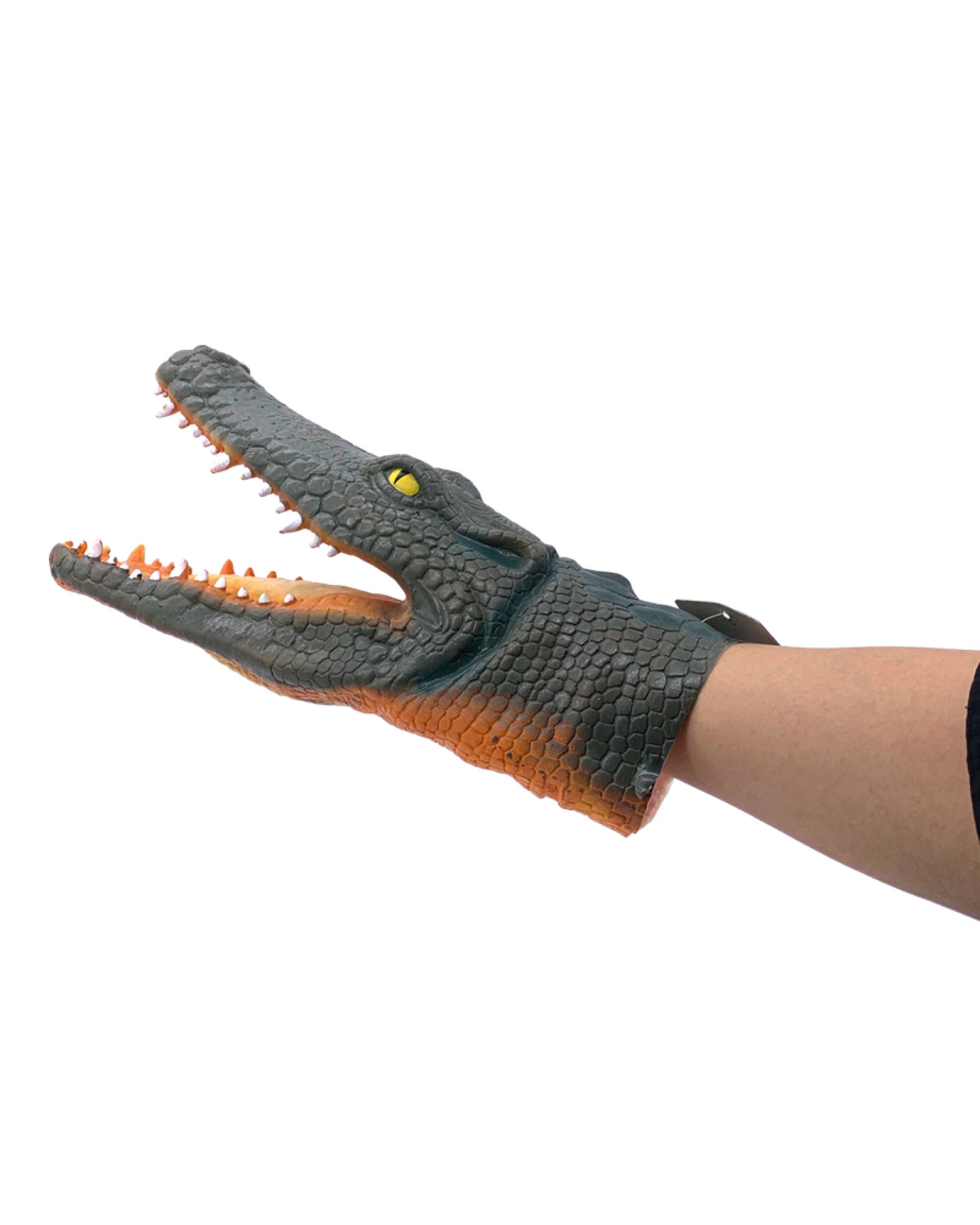 1 BR Costumes Realistic Crocodile Hand Puppet for Costume Parties, 1 of 3