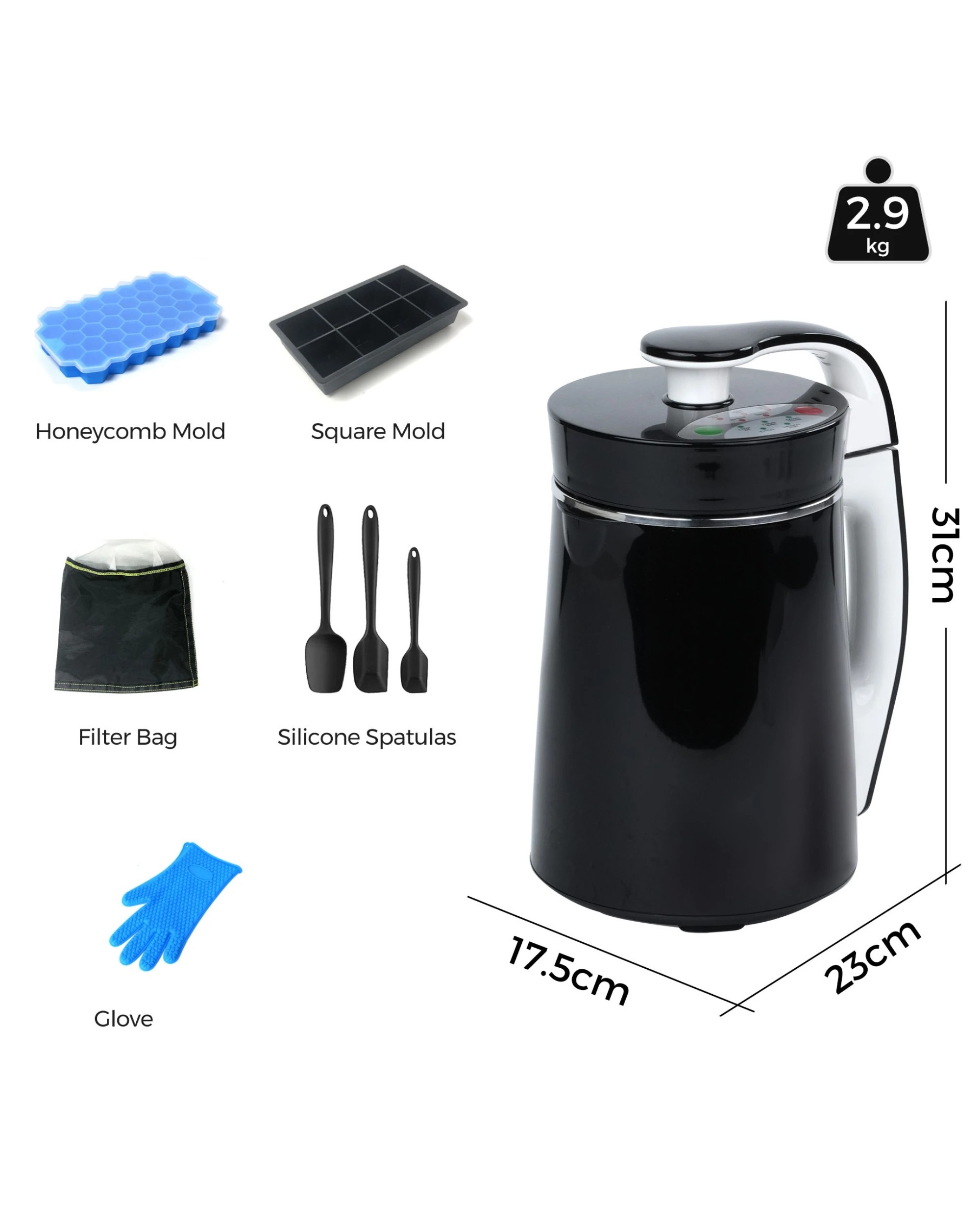 7 Advwin 1.2L Butter Maker, 7 of 7