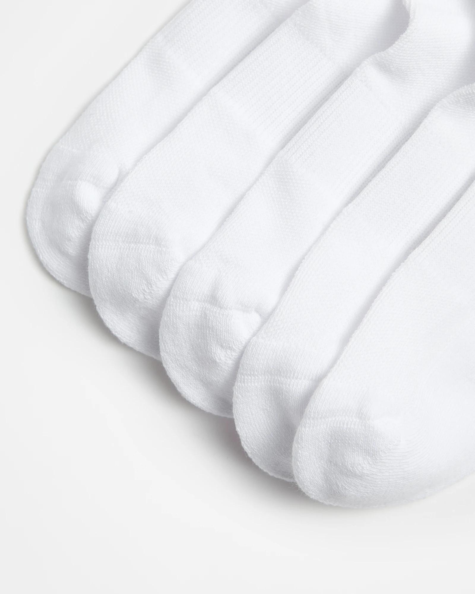 2 Target Active Australian Cotton Blend 5 Pack Low Cut Socks WHITE, 2 of 3