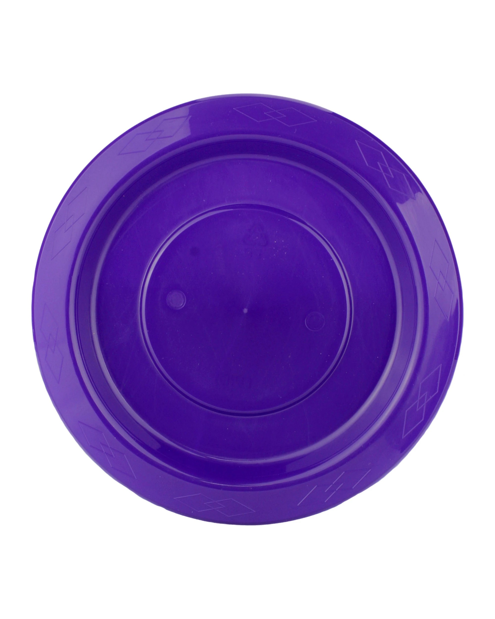 1 Alpen Purple 18cm Plastic Reusable Plates Pack of 20 - Purple, 1 of 3