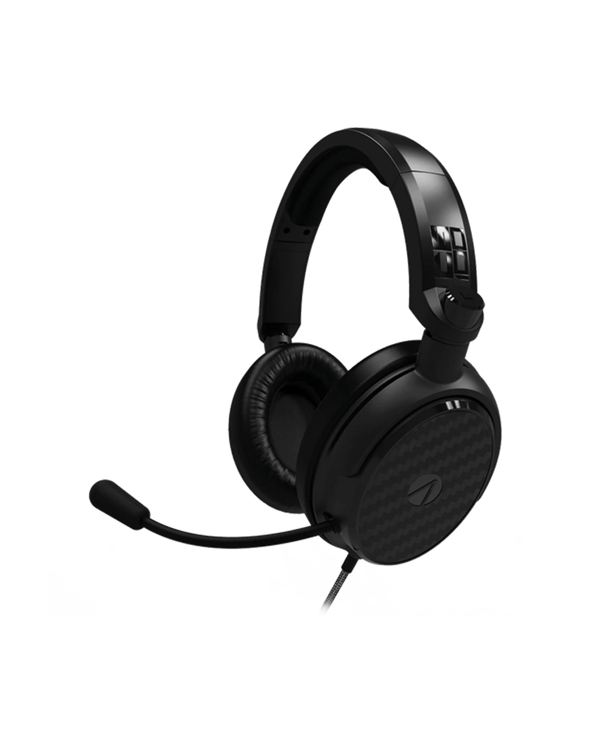 1 4Gamers Multiplatform Compatible Wired Over Ear Gaming Headset With Mic - Black, 1 of 3