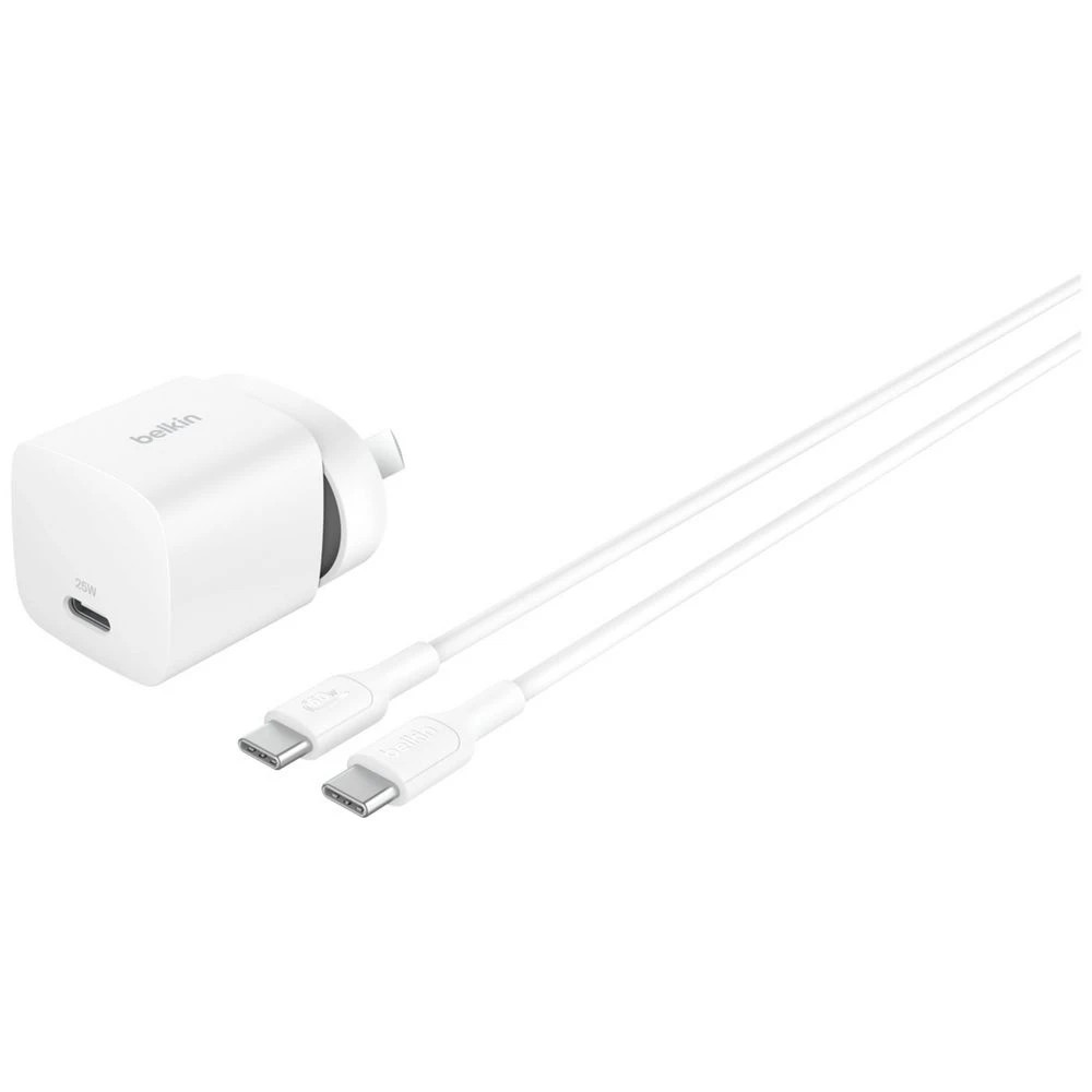 2 Belkin BoostCharge Compact USB-C 25W Charger and Cable, 2 of 5