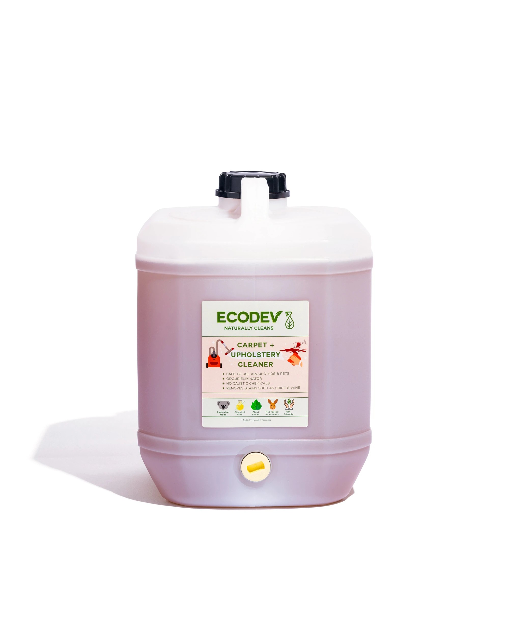 1 Ecodev Carpet And Upholstery Cleaner Multi-Enzyme Stain Remover 10L, 1 of 1