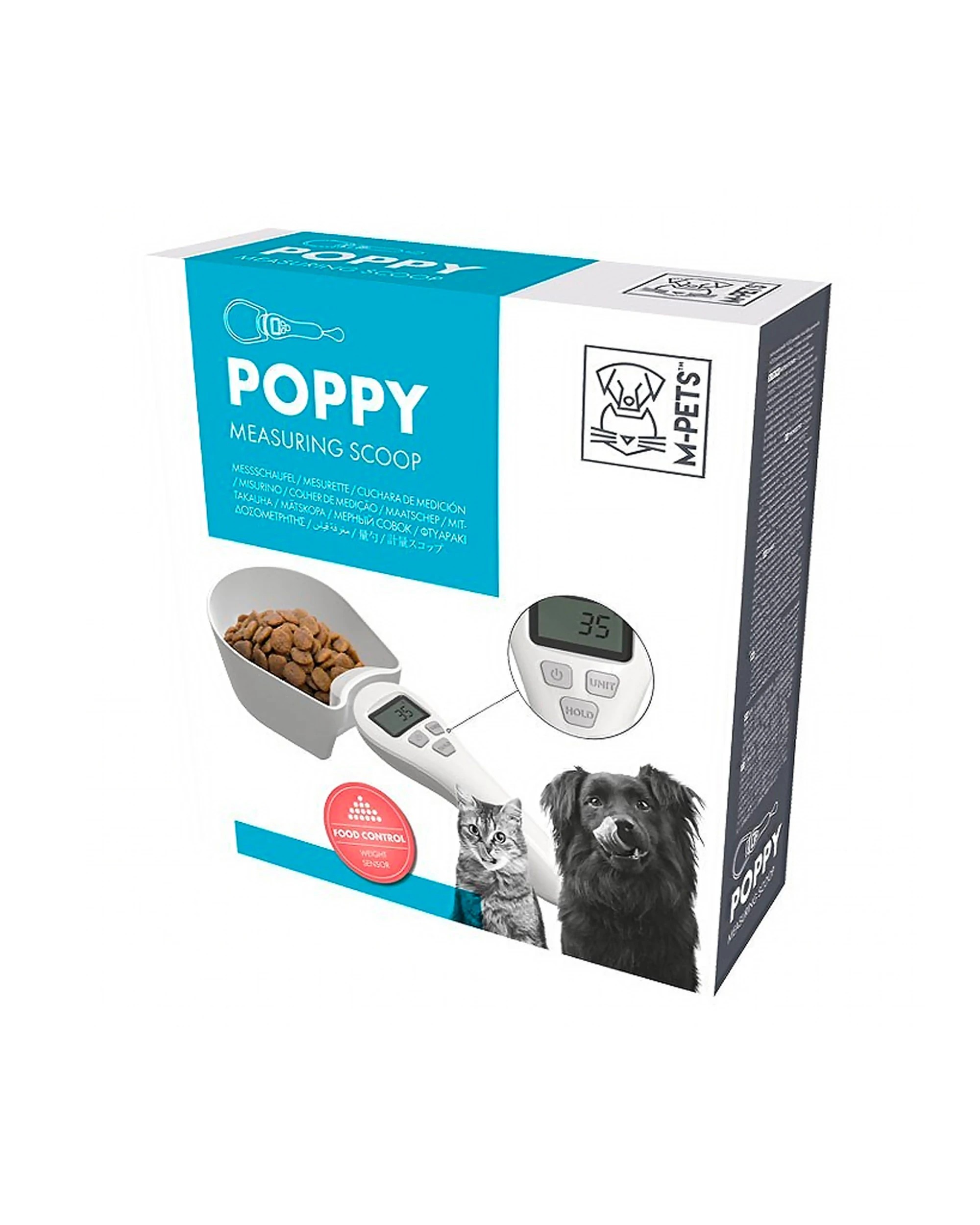 2 M-pets 800g Digital Electronic Scale Pet Food Measuring Scoop For Pets.
 - White, 2 of 2