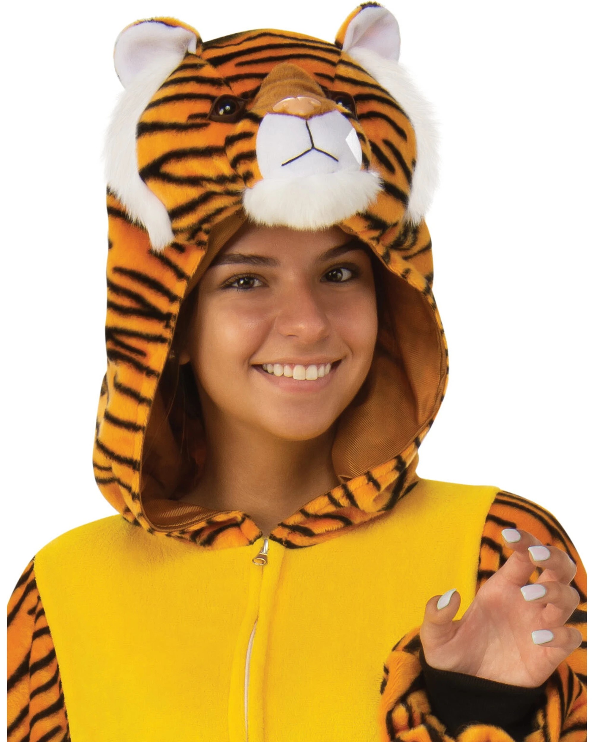 3 Rubies Tiger Furry Onesie Dress Up Costume Size S M - Multi, 3 of 3