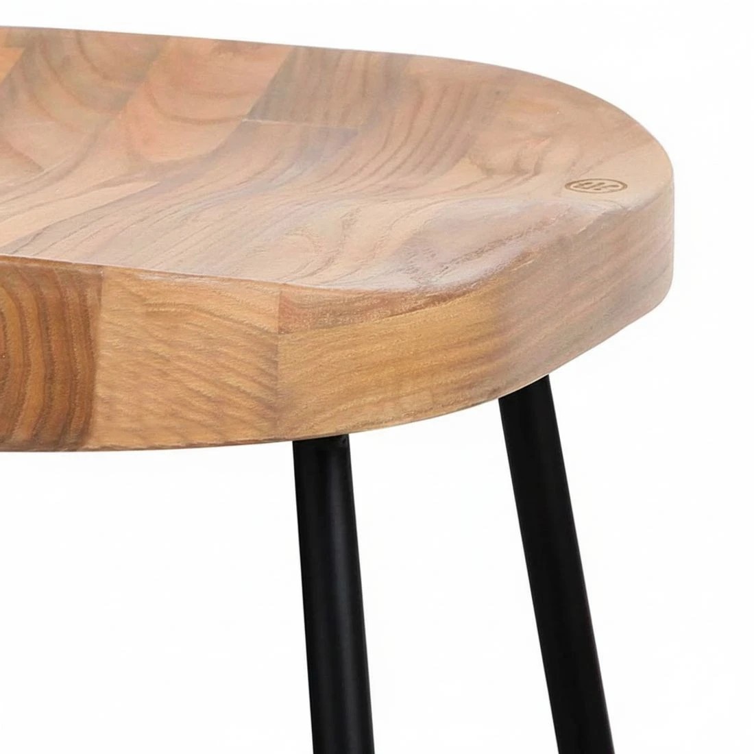 8 Artiss 2x Bar Stools Tractor Seat 75cm Wooden - Brown, 8 of 8