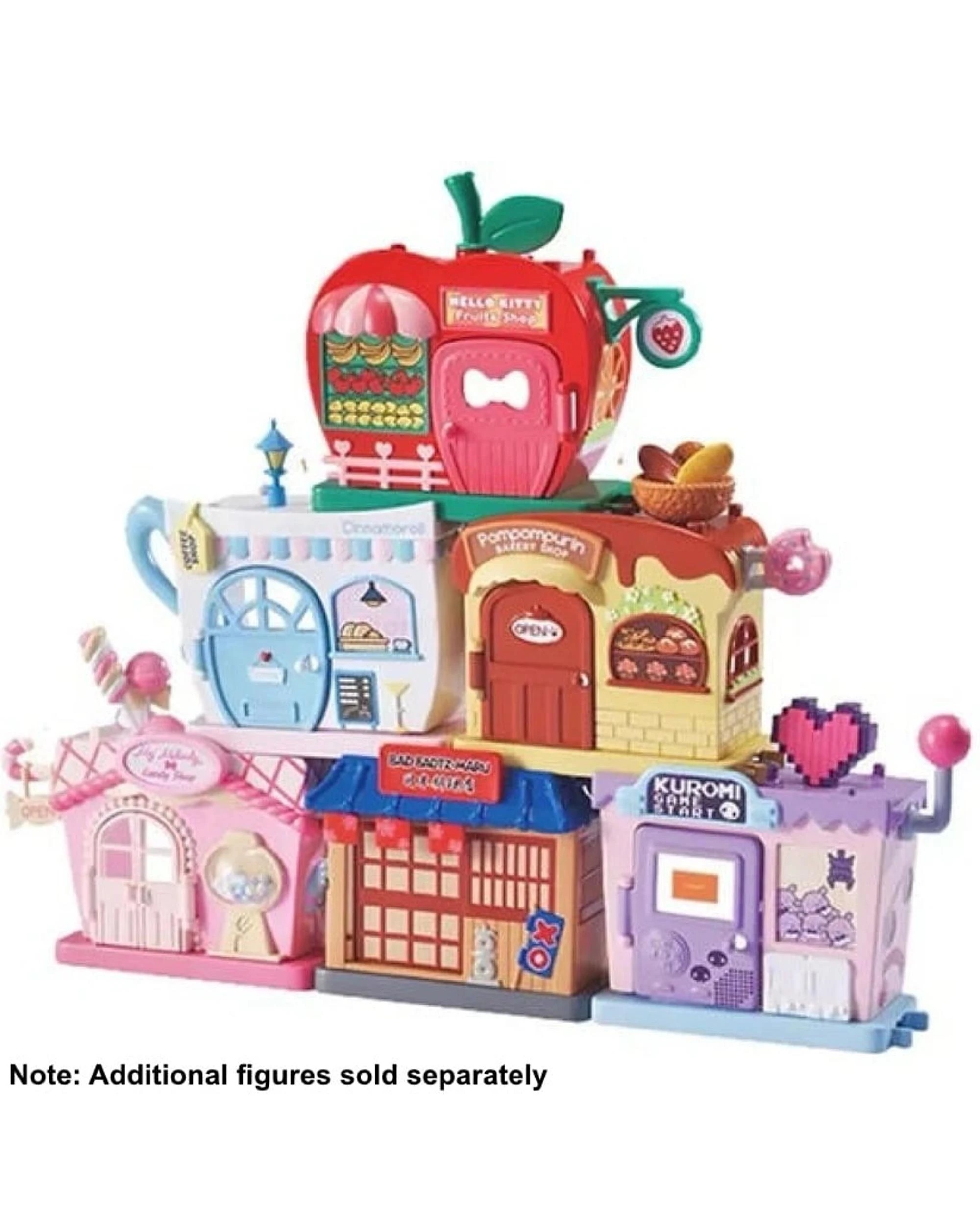 3 Sanrio Kuromi Stacked Play House Streetscape Series Playset, 3 of 3