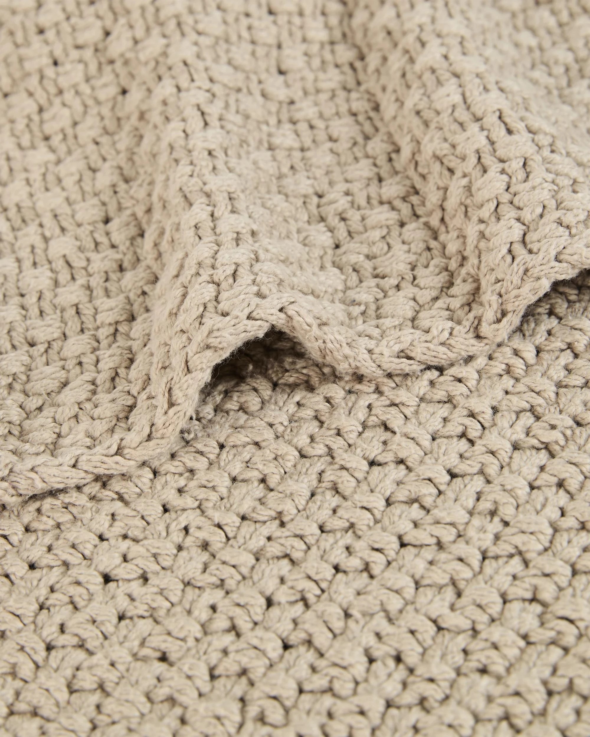 2 Target Dolly Chunky Textured Knit Throw - Queen Bed - Natural, 2 of 3