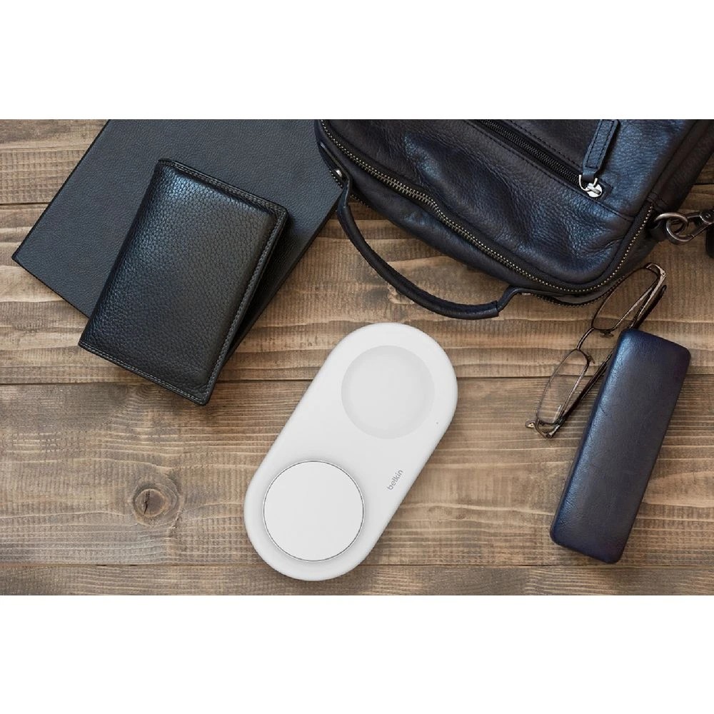 8 Belkin Qi2 2-in-1 Wireless Charging Pad 15w White, 8 of 8