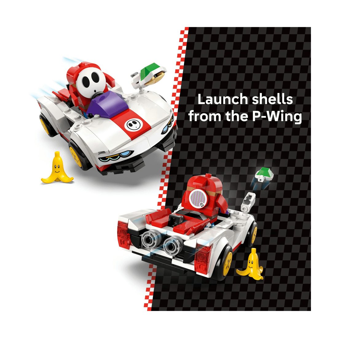 6 LEGO Super Mario: Mario Kart - Shy Guy & P-Wing 72045, 6 of 11
