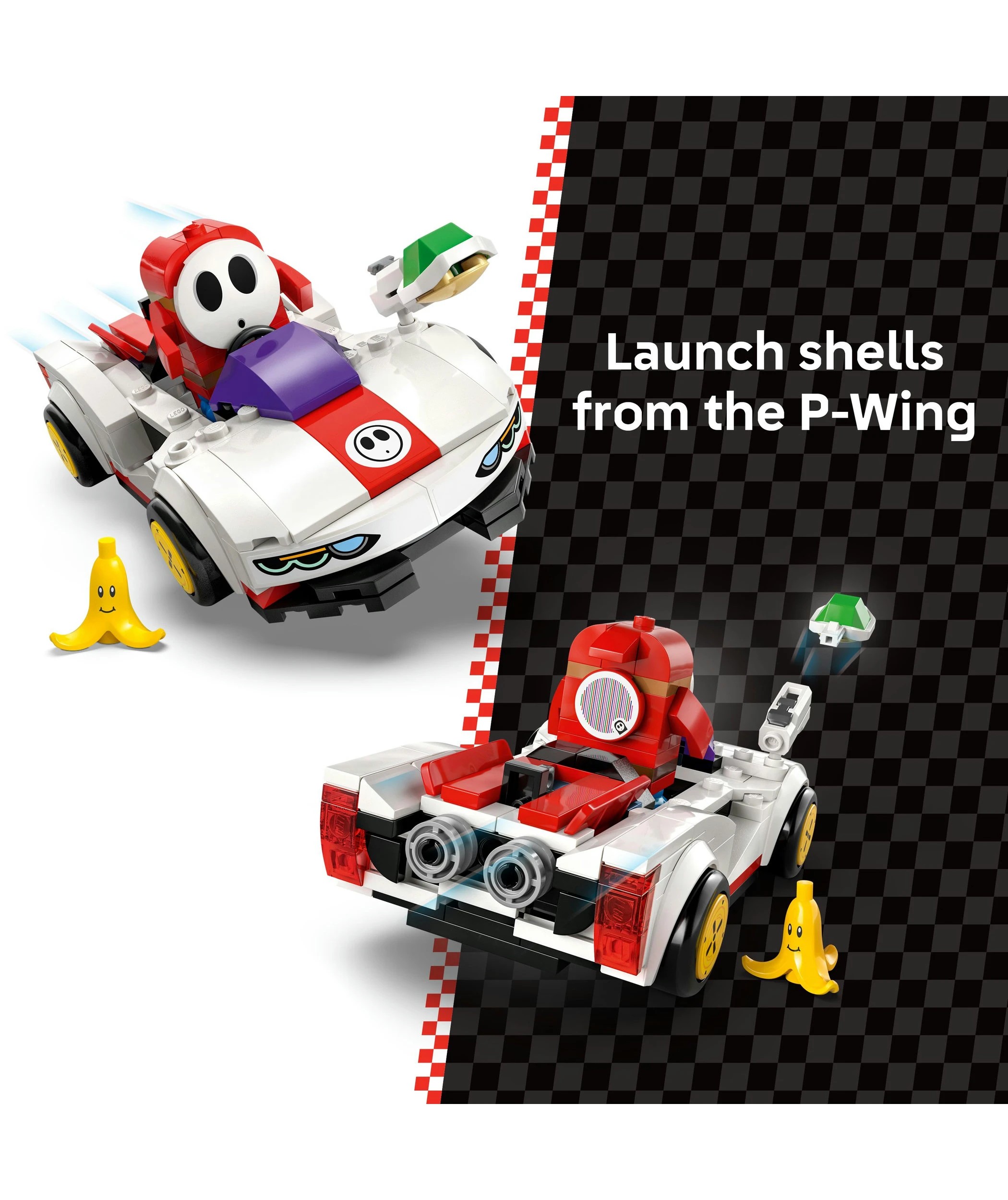 6 LEGO Super Mario: Mario Kart - Shy Guy & P-Wing 72045, 6 of 11