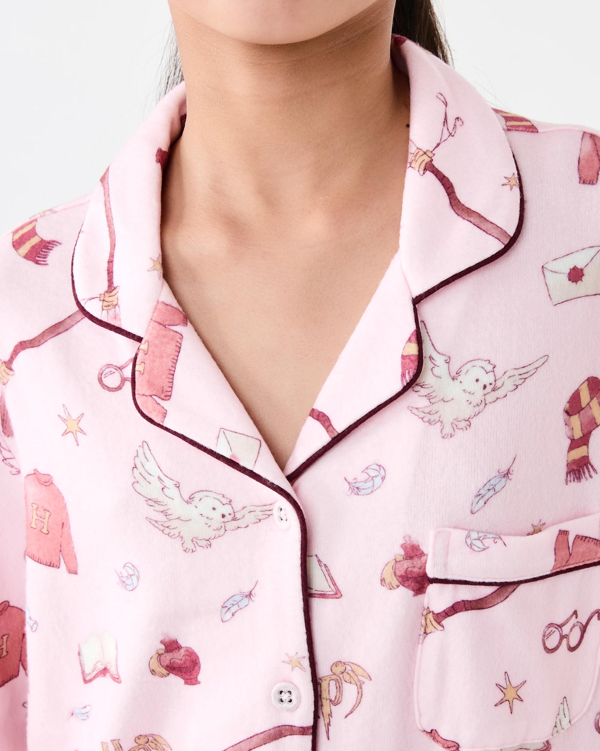4 Harry Potter License Button Down Pyjama Set Pnk Hp, 4 of 7