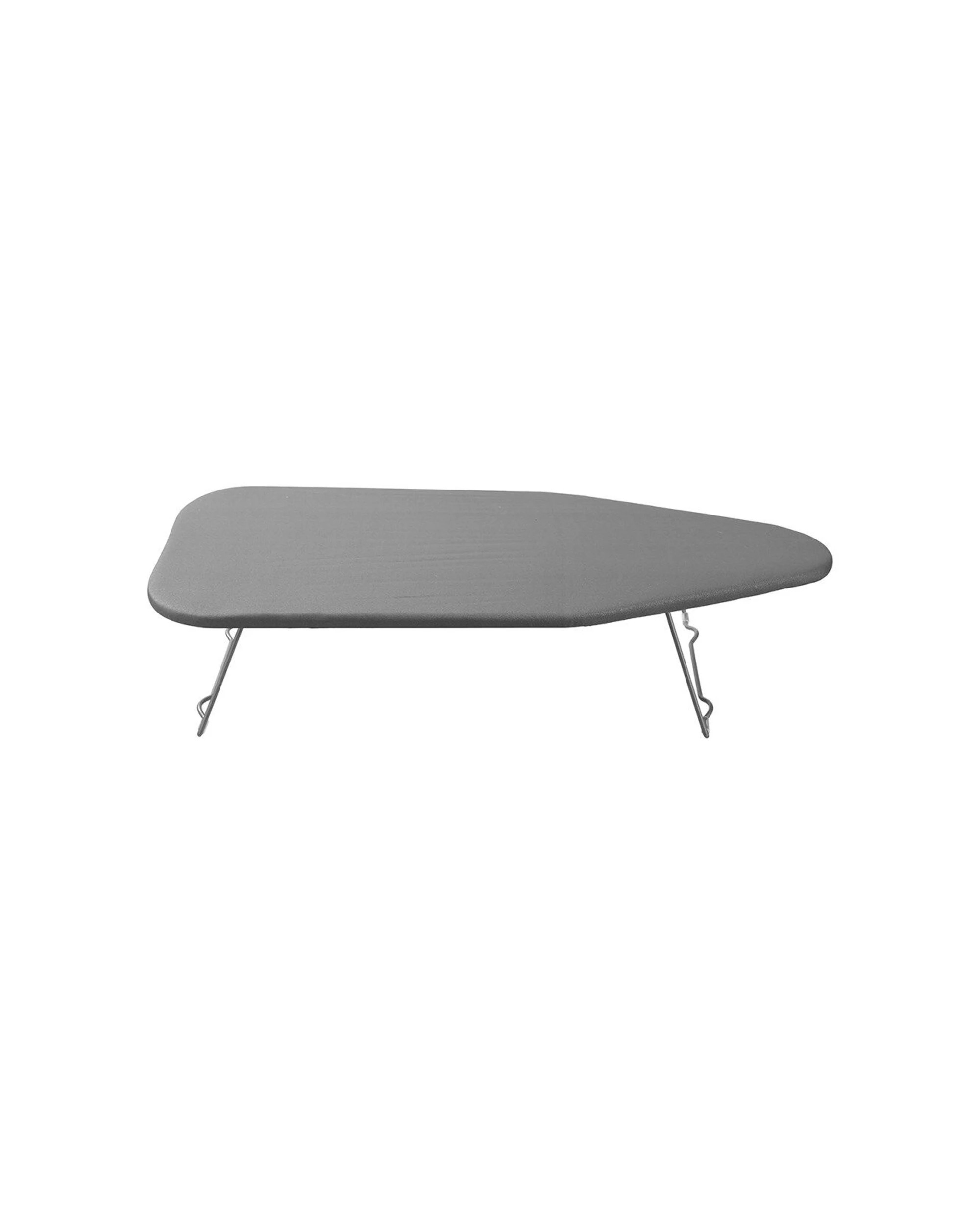 2 Boxsweden Table Top Ironing Board With Foldable Legs Cotton Durable 70x30cm - Grey, 2 of 6