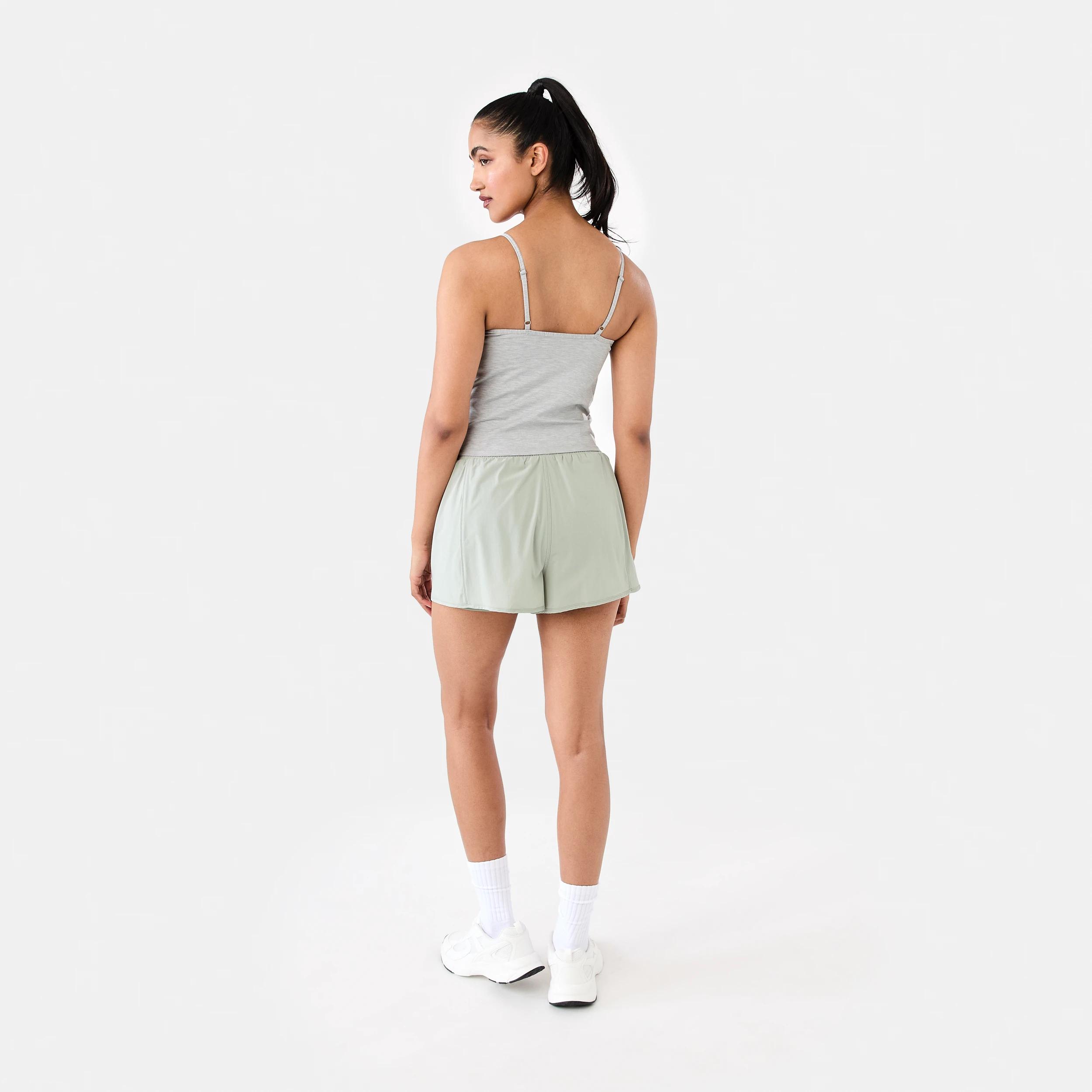 4 Active Womens Soft Touch Shelf Tank SOFT GREY MARLE, 4 of 7