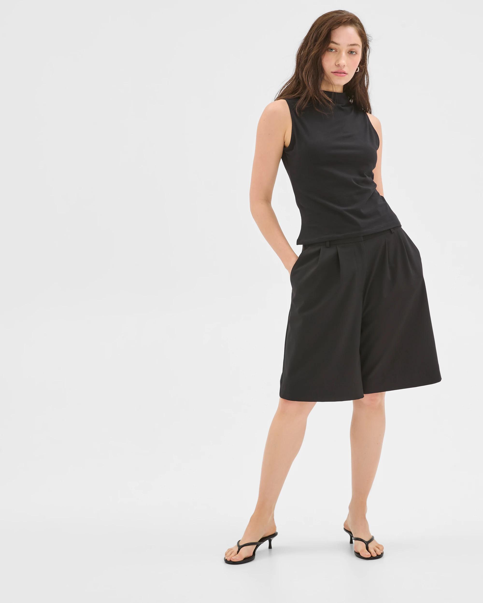 2 Lily Loves Tailored Bermuda Shorts TRUE BLACK, 2 of 7