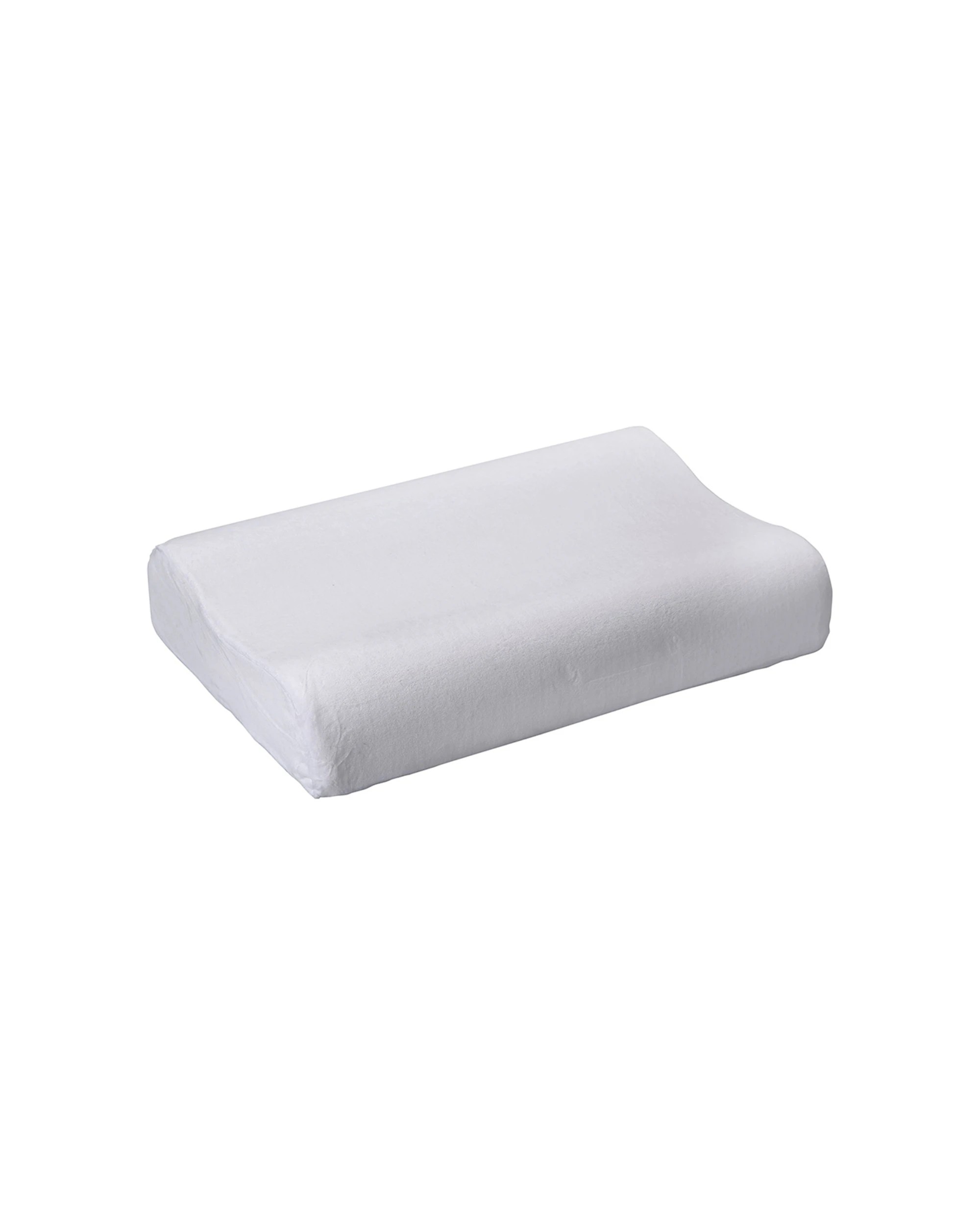 1 Bianca Deep Sleep Memory Foam Pillow Contoured 58x38cm - White, 1 of 2