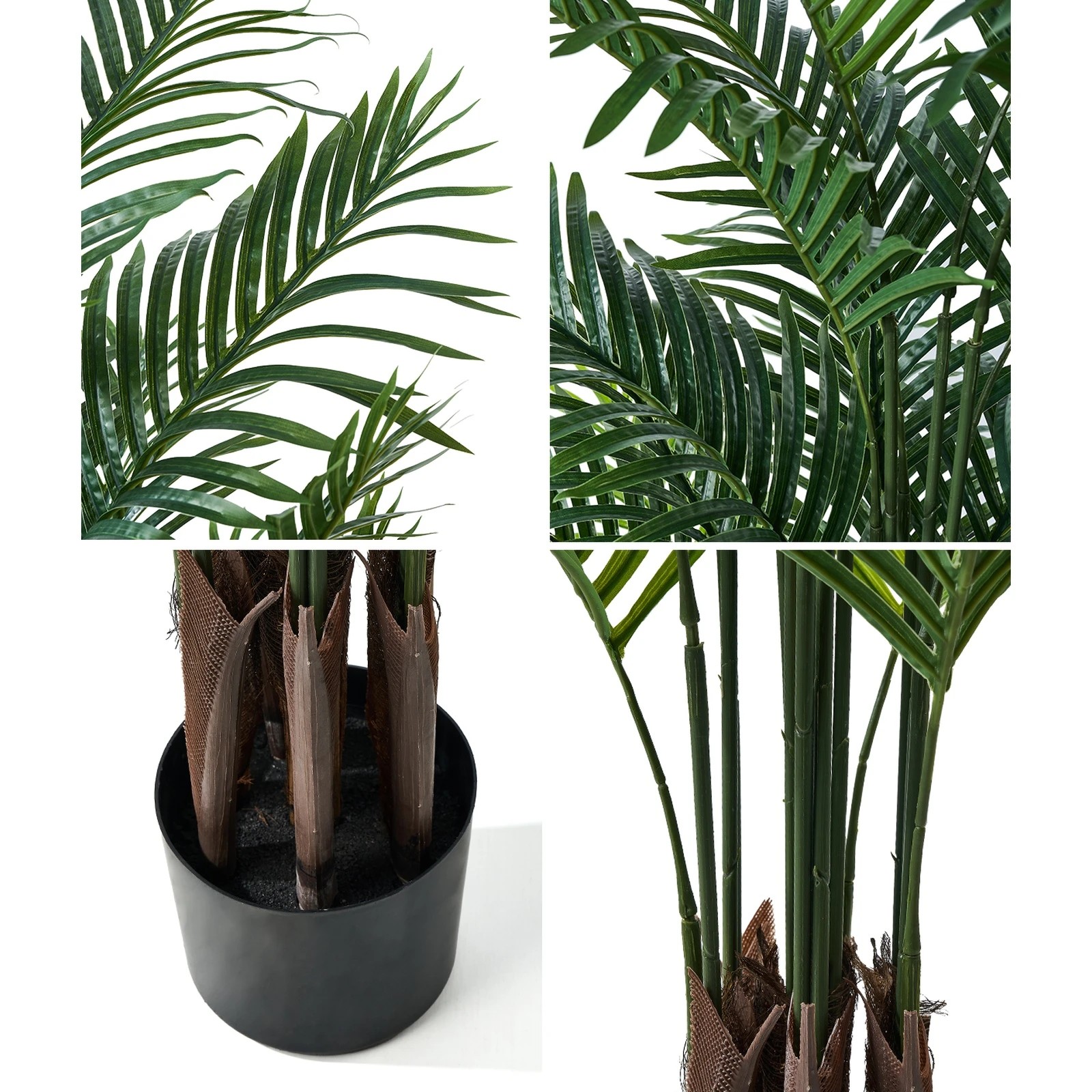 5 Livsip 2 Pack Artificial Palm Tree 180cm - Green, 5 of 10