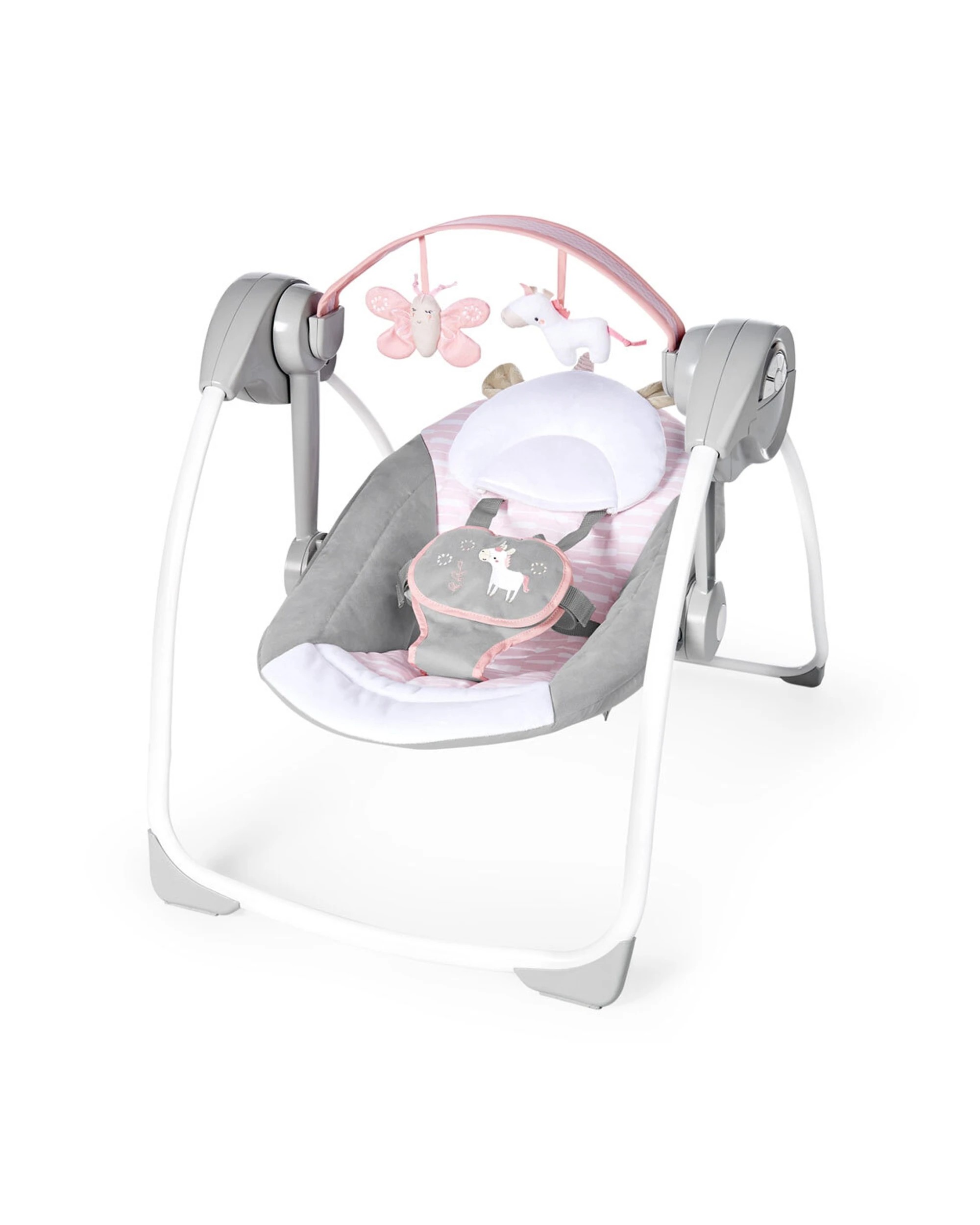 1 Ingenuity Baby Swing With Toys Portable Infant Seat For Girls 0m Plus
 - Pink, 1 of 8