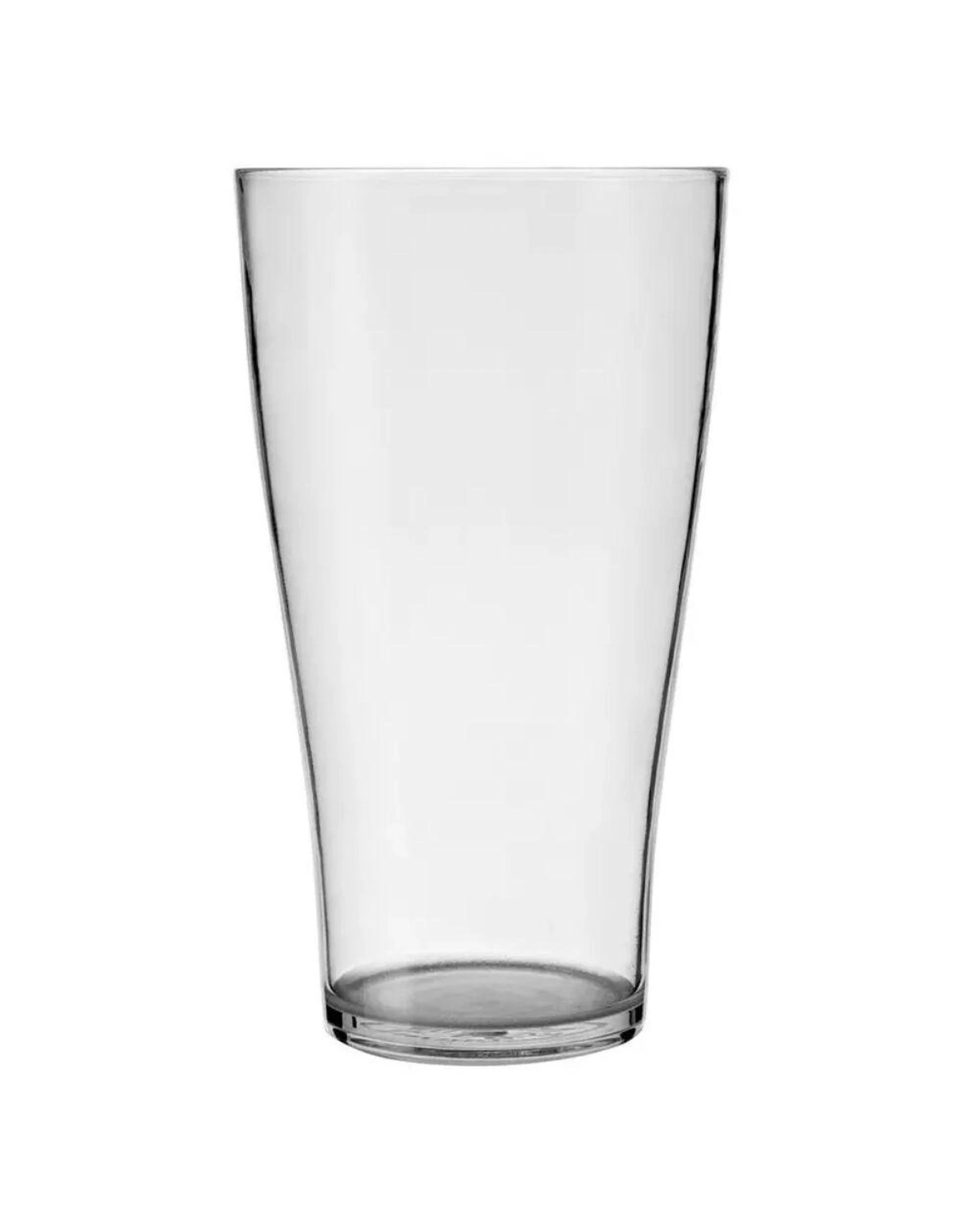 2 Crown Polycarbonate 425ml Schooner Beer Glass Set of 6 - Clear, 2 of 2