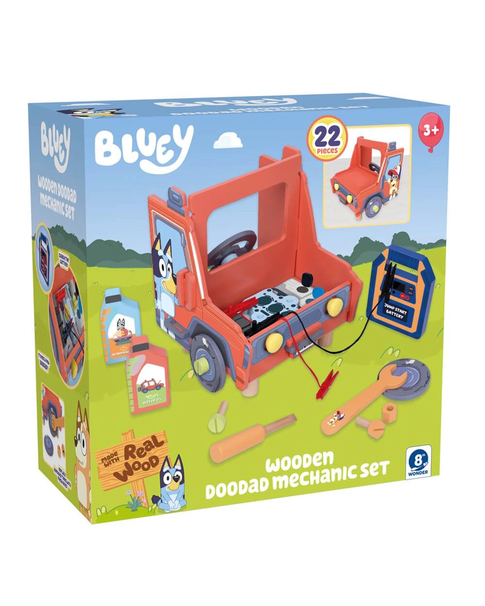 1 Bluey Wooden Doodad Mechanic Set, 1 of 4