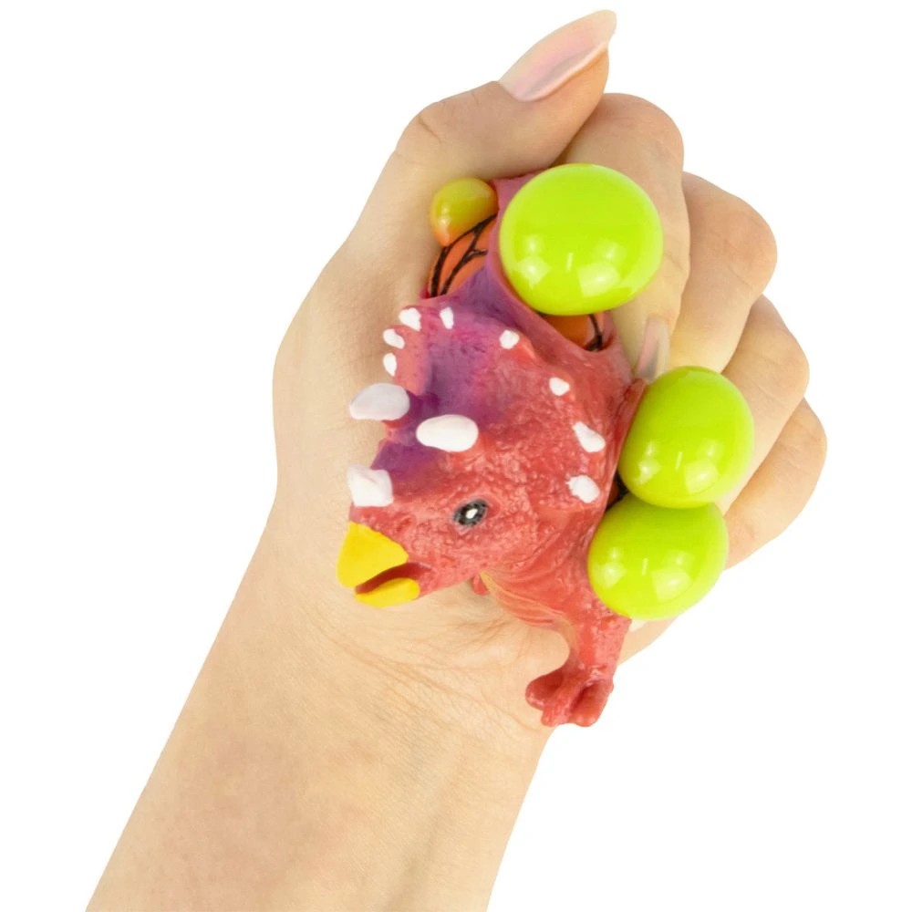 8 Keycraft Squeezy Mesh Dinosaurs Squishy Assorted, 8 of 8