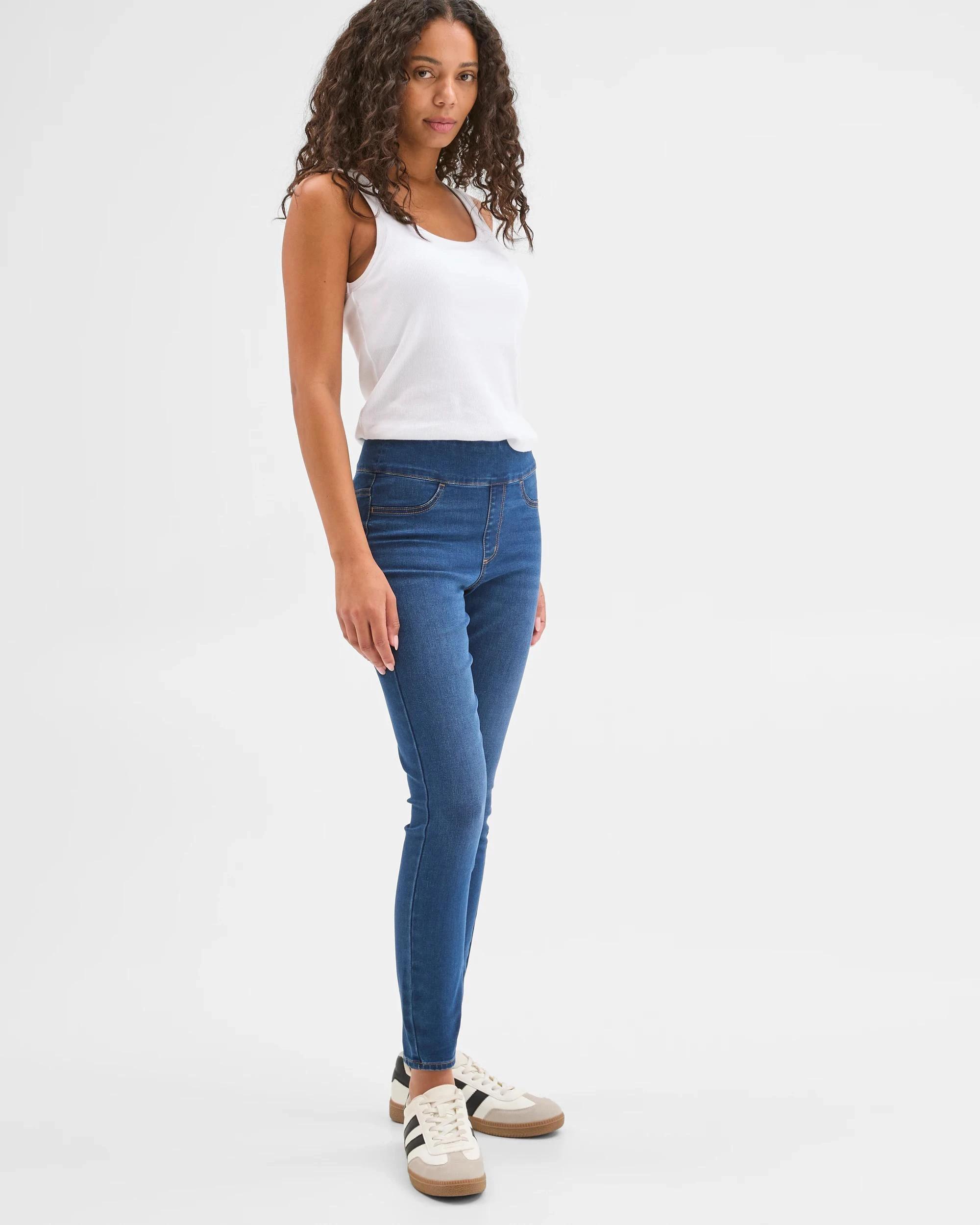 1 Target Denim Lydia Ankle Length Jeggings MID INDIGO, 1 of 6
