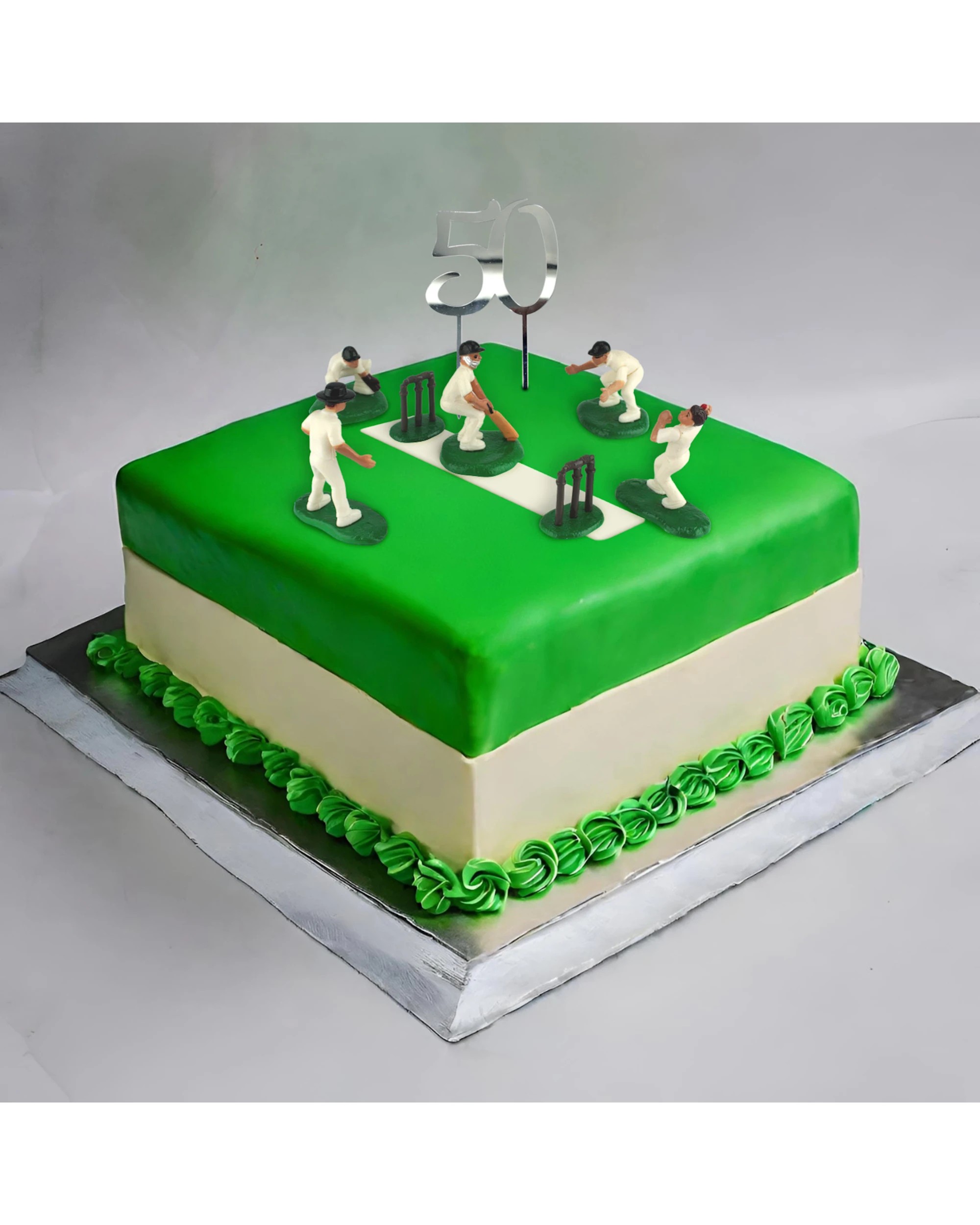 2 Partyrama Cricket Cake Plastic Figurine Cake Toppers Pack of 7, 2 of 3