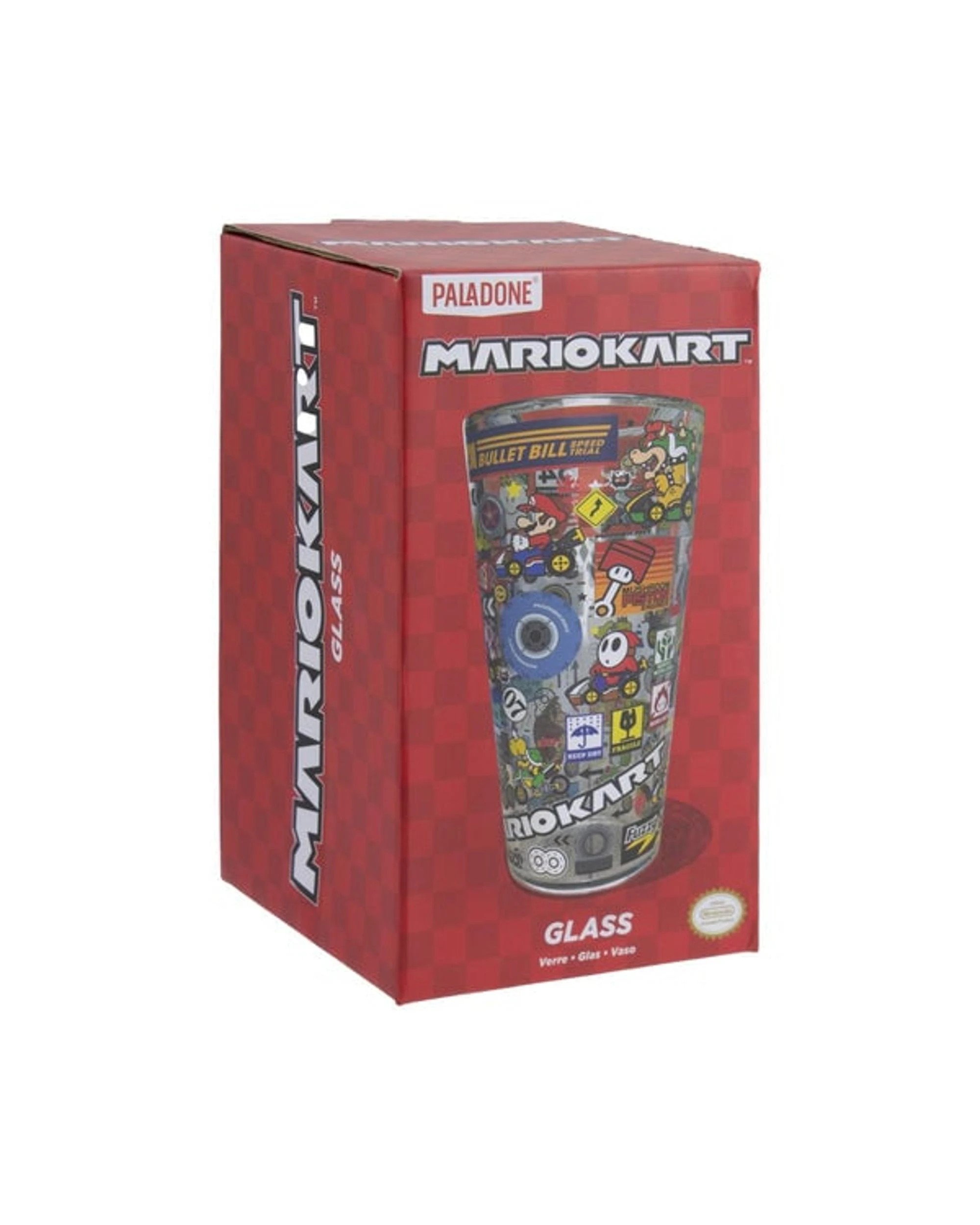 1 Paladone Mario Kart Stickerbomb Glass, 1 of 3