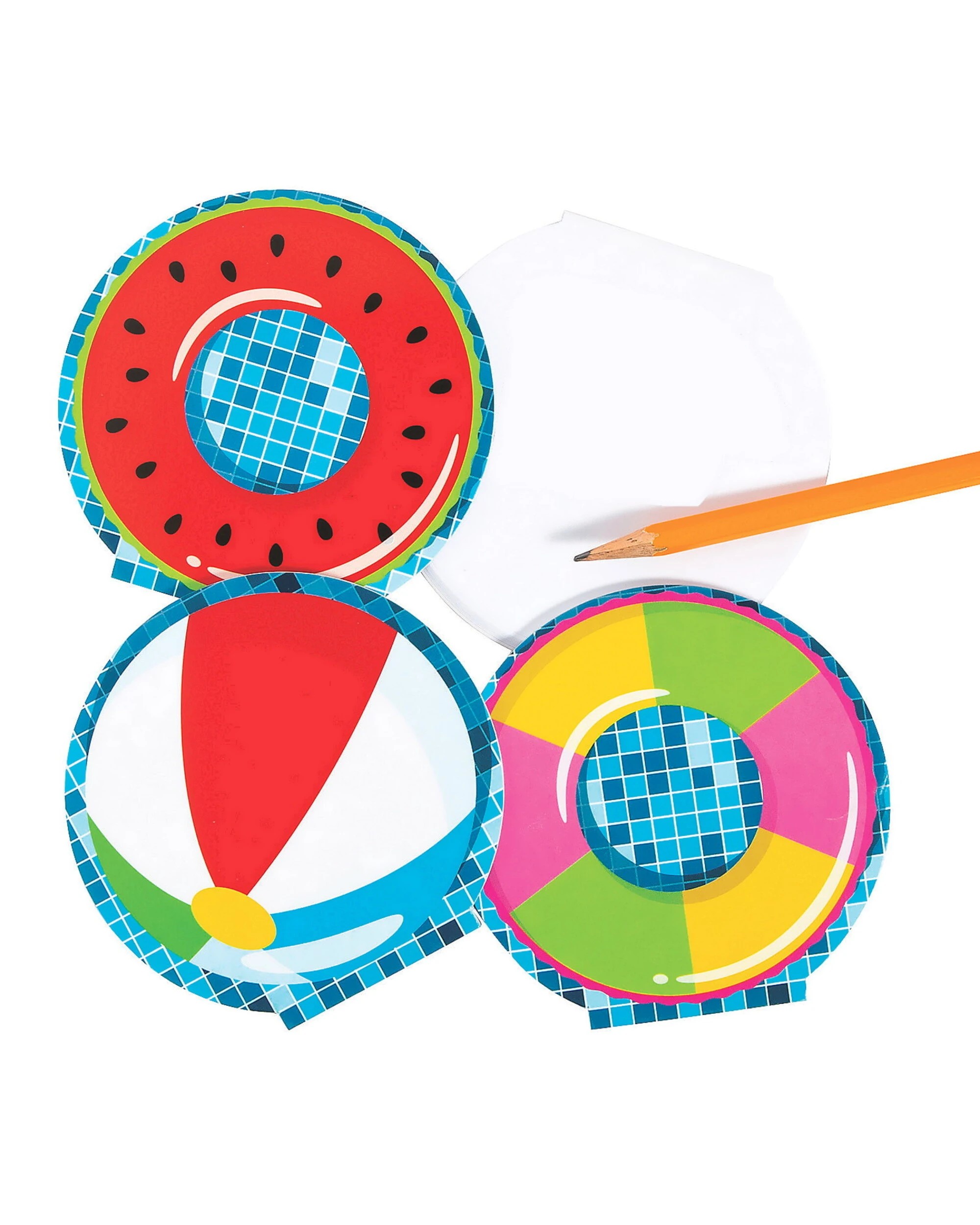 1 Fun Express Pool Party Notepads Pack of 24 - Multi, 1 of 1