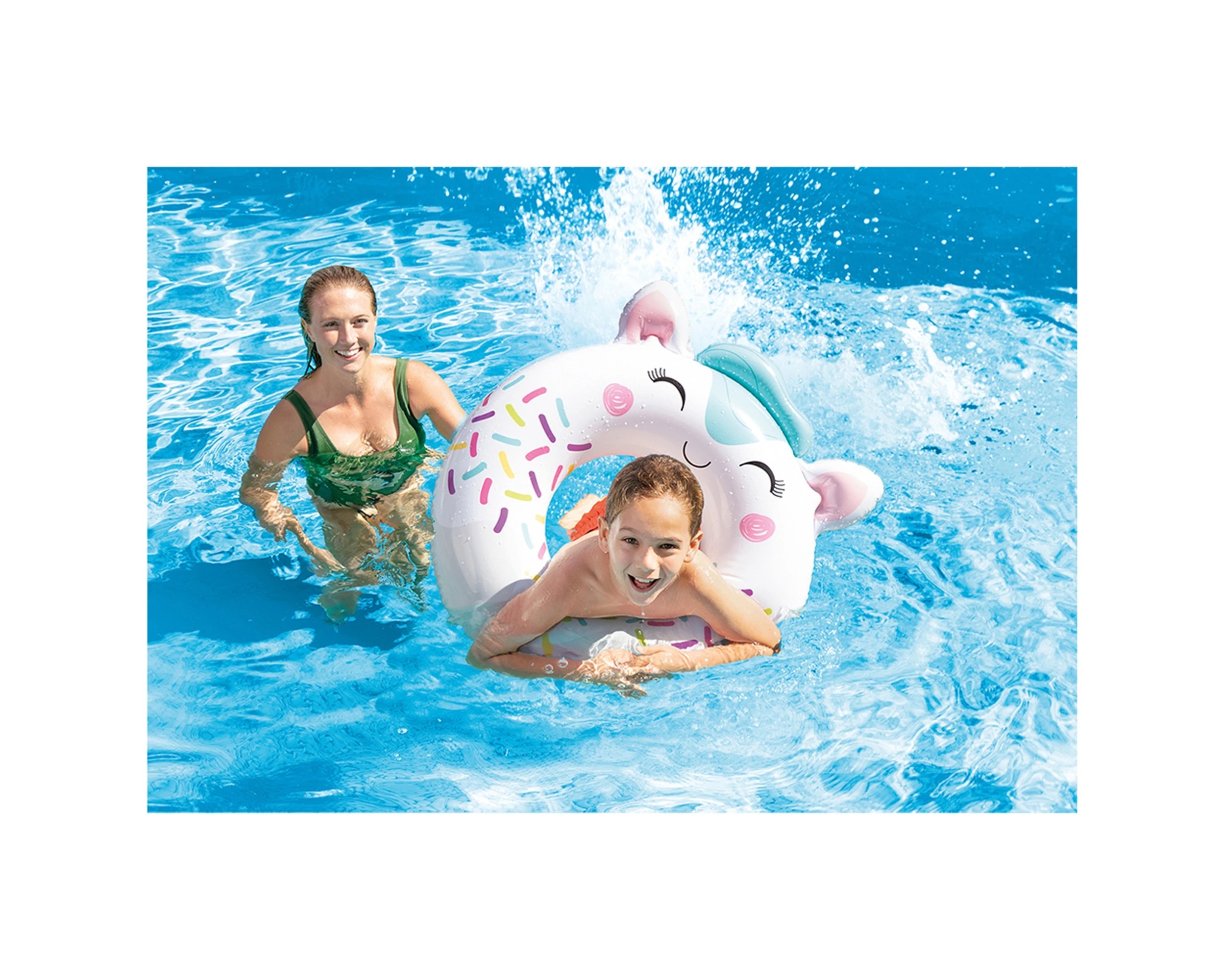 5 INTEX Cute Animal Tubes 76cm Animal Pool Float Vinyl 33-36In Inflatable - Assorted, 5 of 9