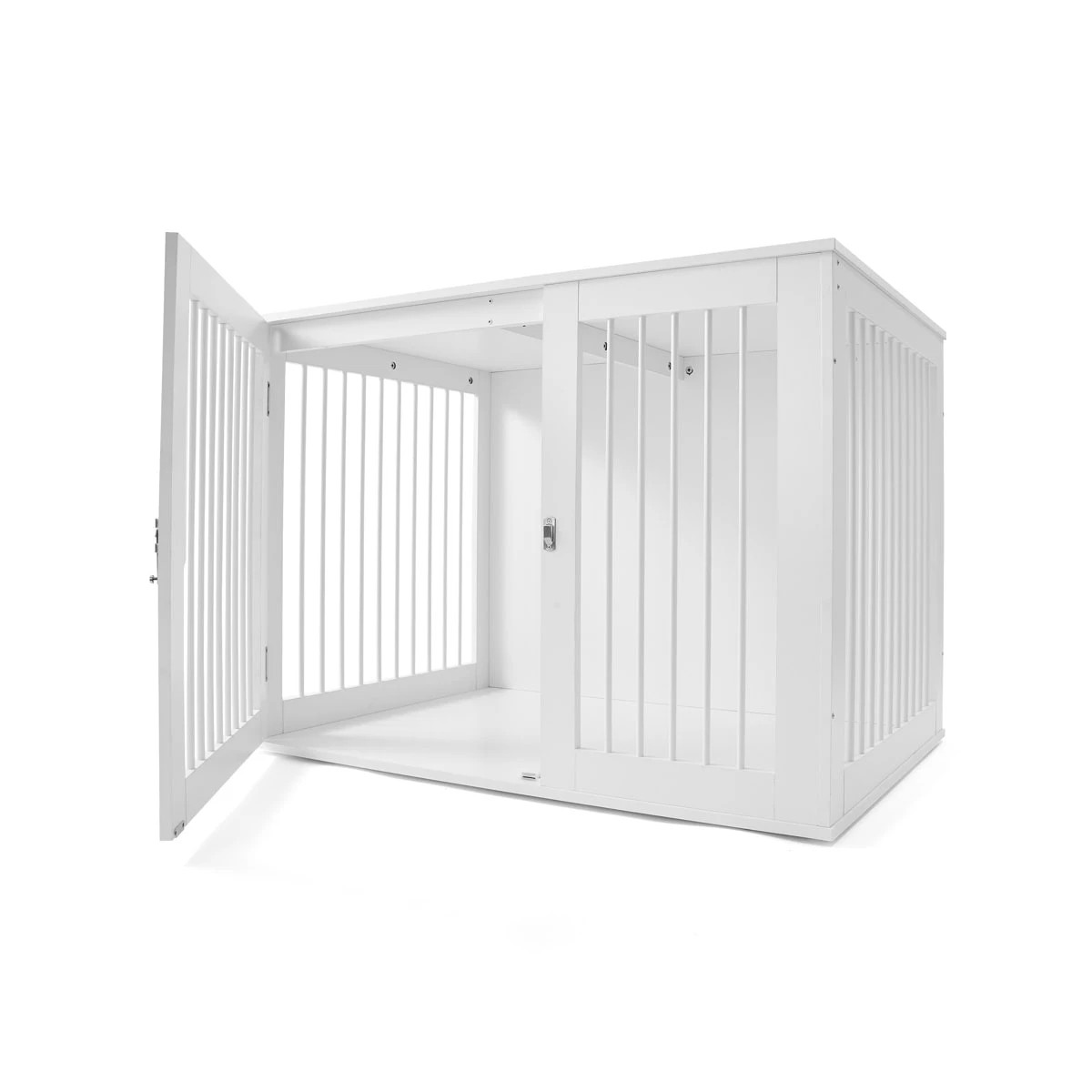 2 Pet Crate Wooden - Extra Large, White, 2 of 9