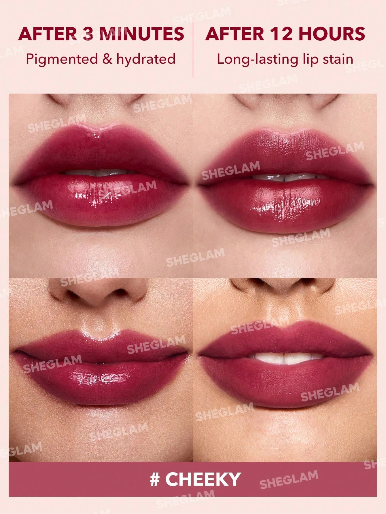 4 SHEGLAM Take A Hint Lip Tint - Cheeky, 4 of 6